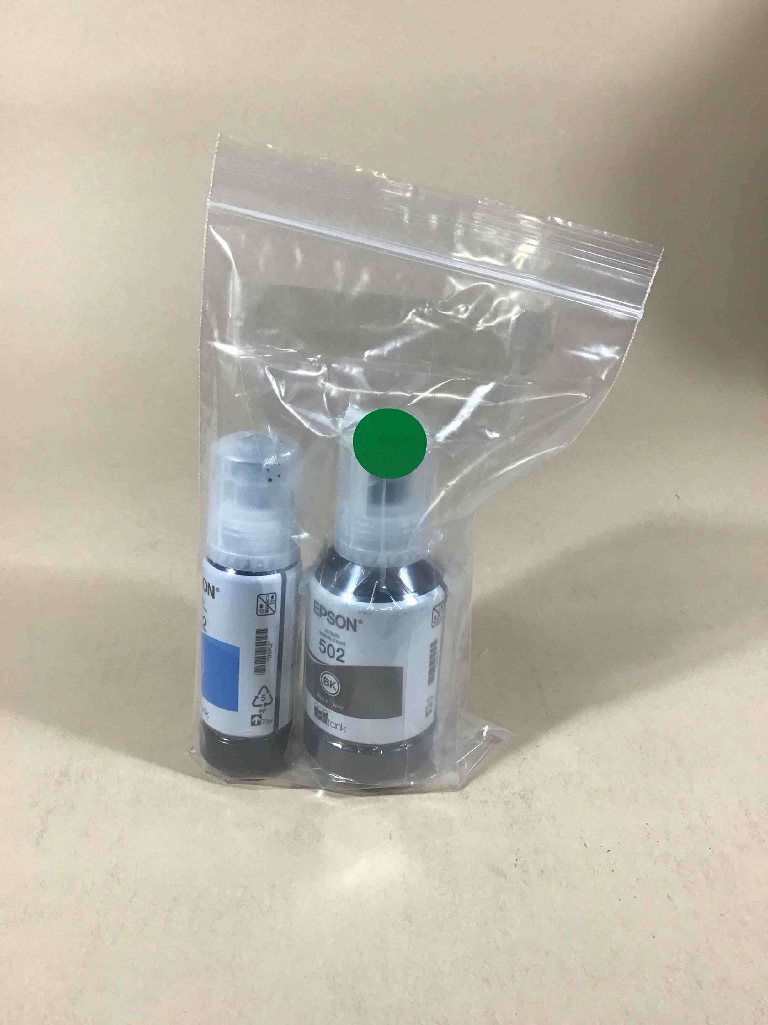 Condition photo showing New/Like New for epson 502 black and blue ink