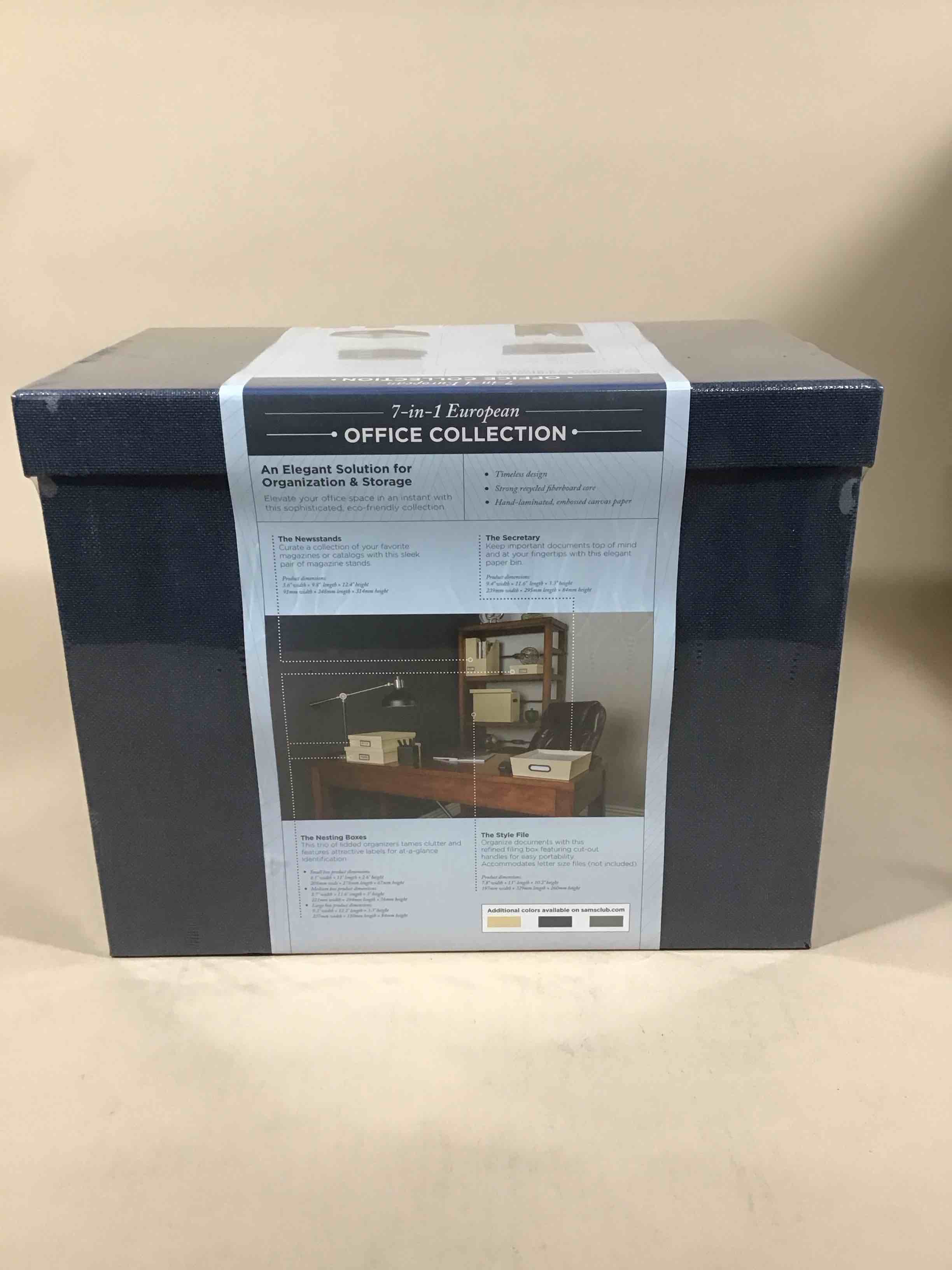 Condition photo showing New/Like New for 7 in 1 european storage office collection