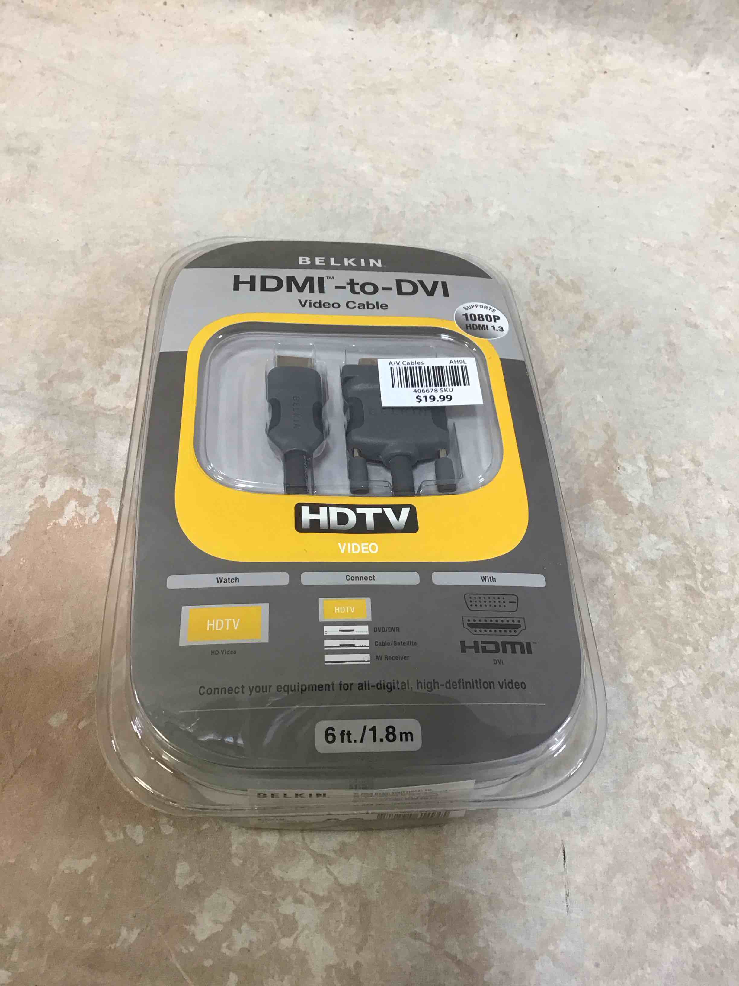Belkin HDMi to DVI-D Cable