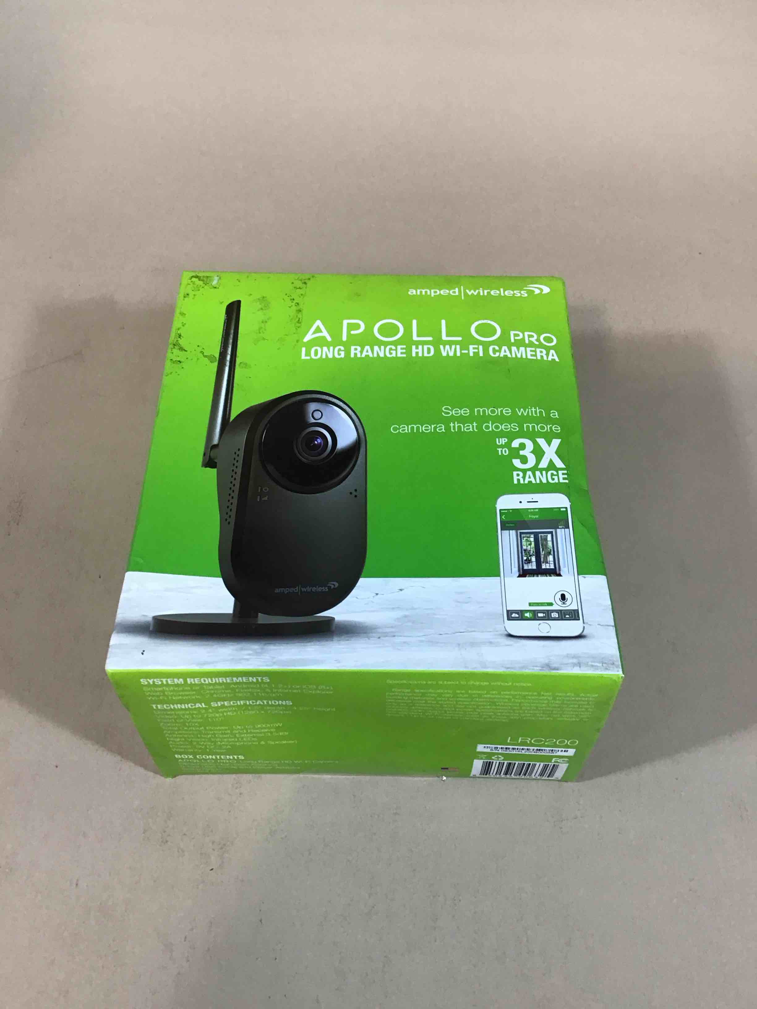 amped wireless apollo lrc200 hd network camera  color