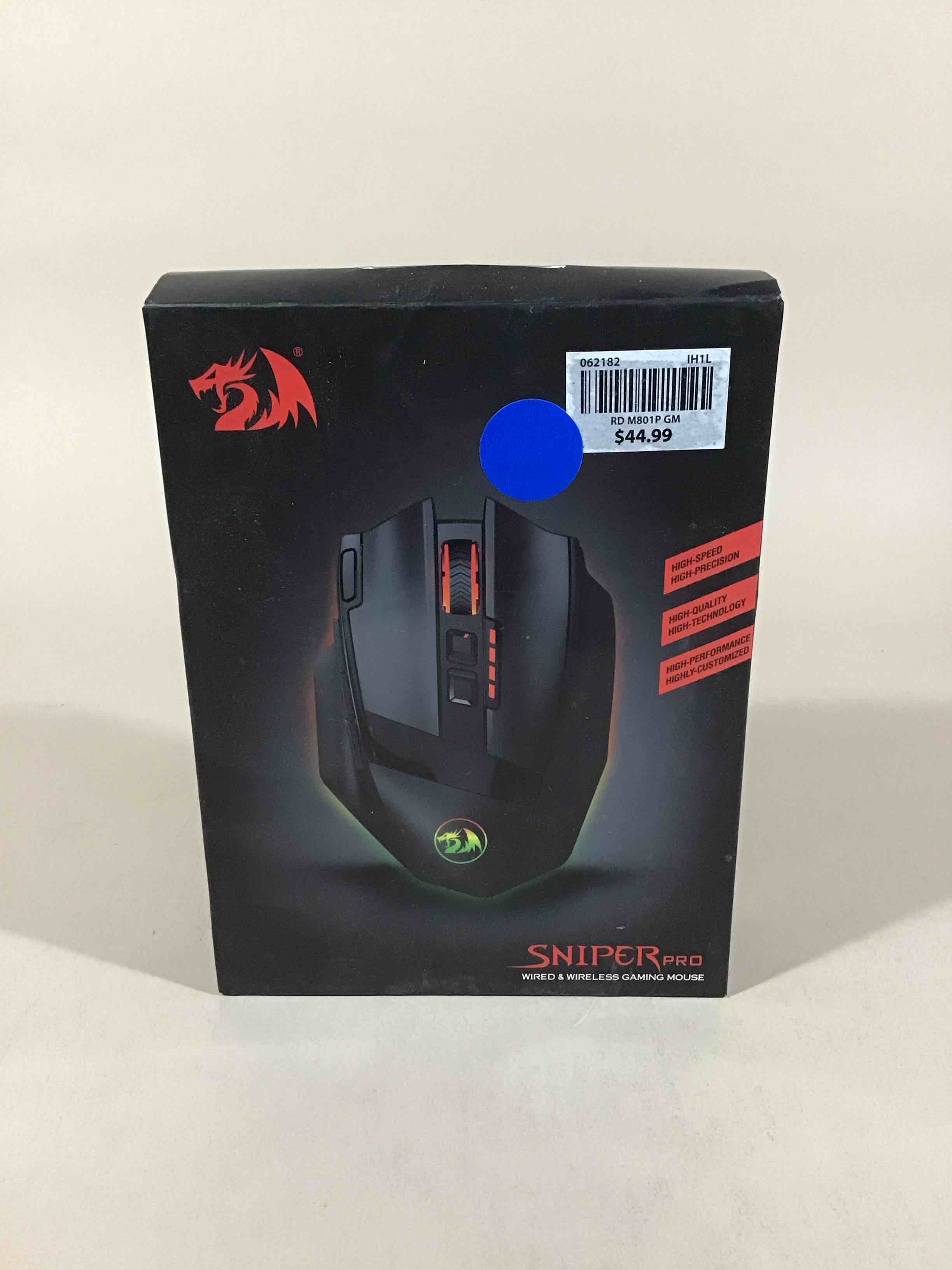 Condition photo showing Good Condition for redragon sniper pro gaming mouse