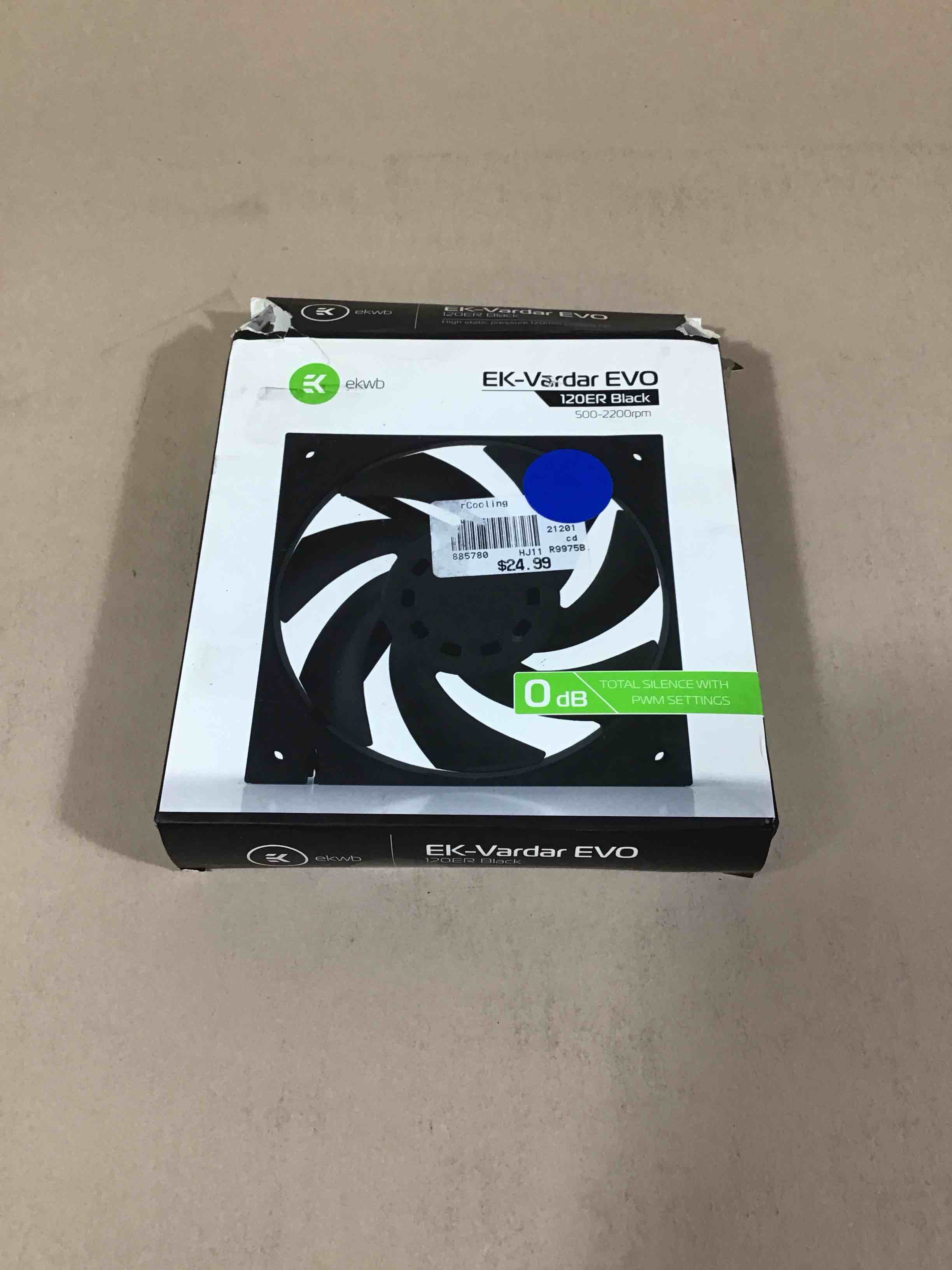 Condition photo showing Good Condition for ekwb ek-vardar evo 120er pwm 120mm fan, 2200 rpm, black
