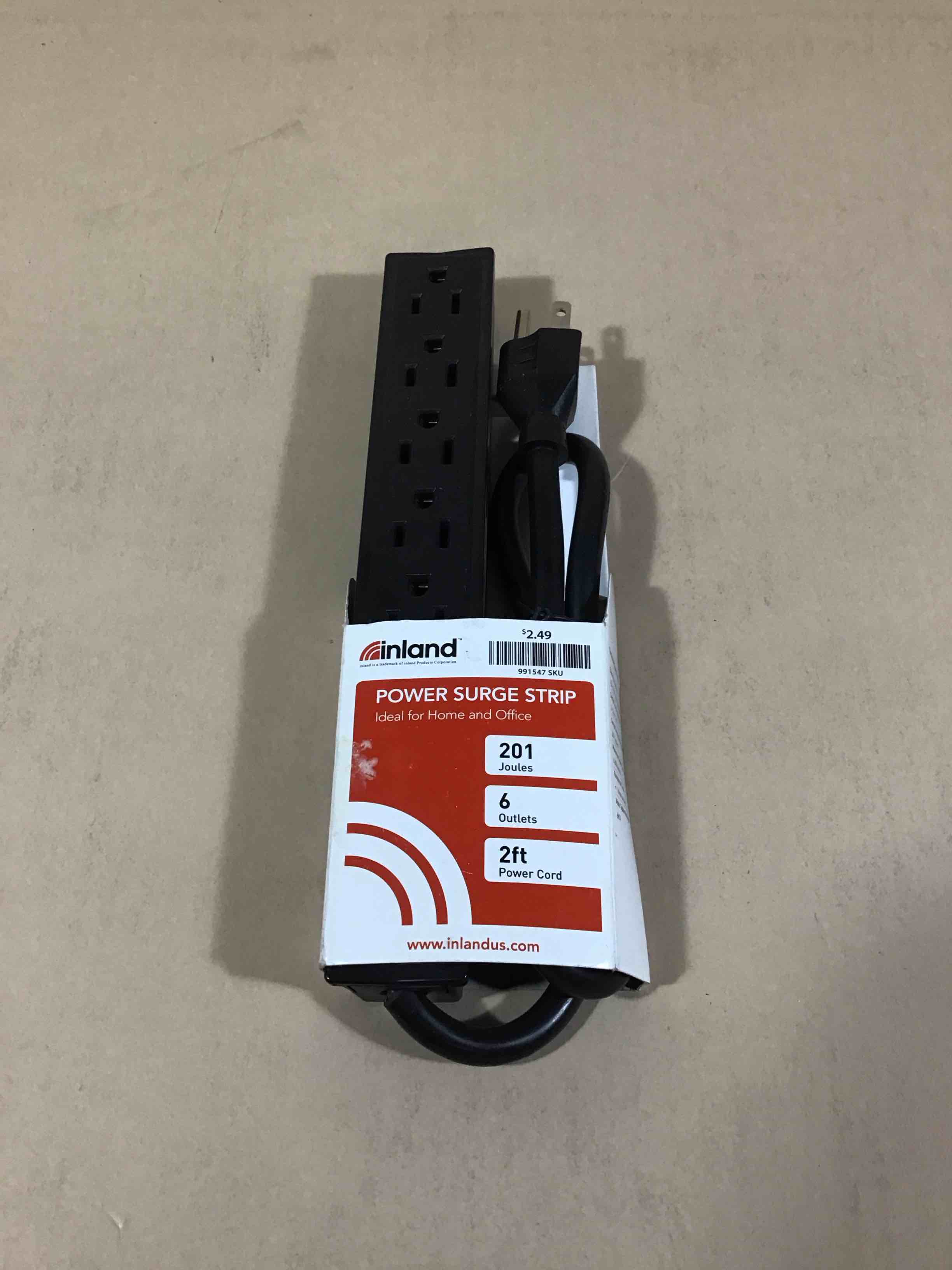 Condition photo showing Good Condition for inland power strip 150 joules 6-outlet