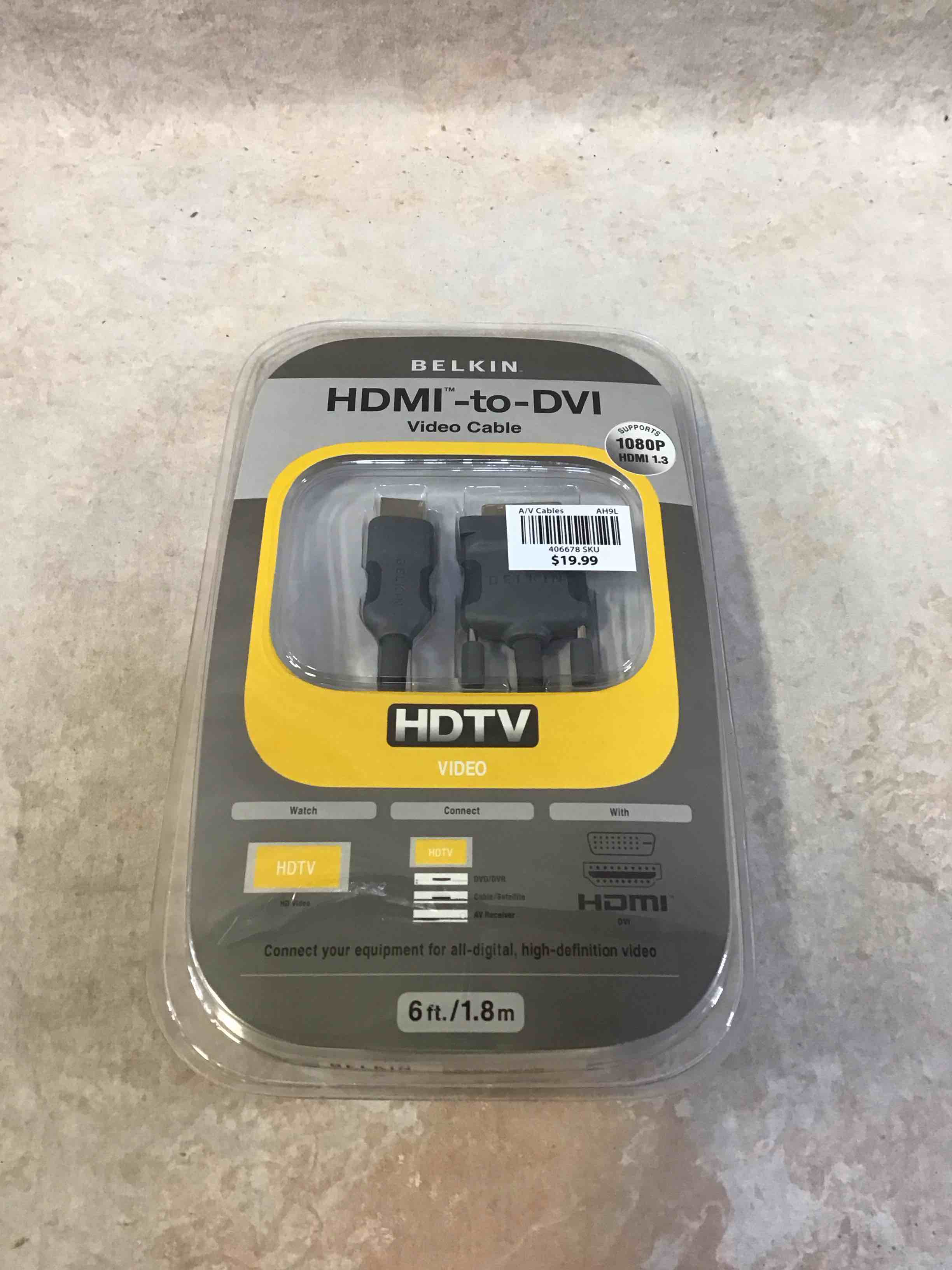 Belkin HDMi to DVI-D Cable