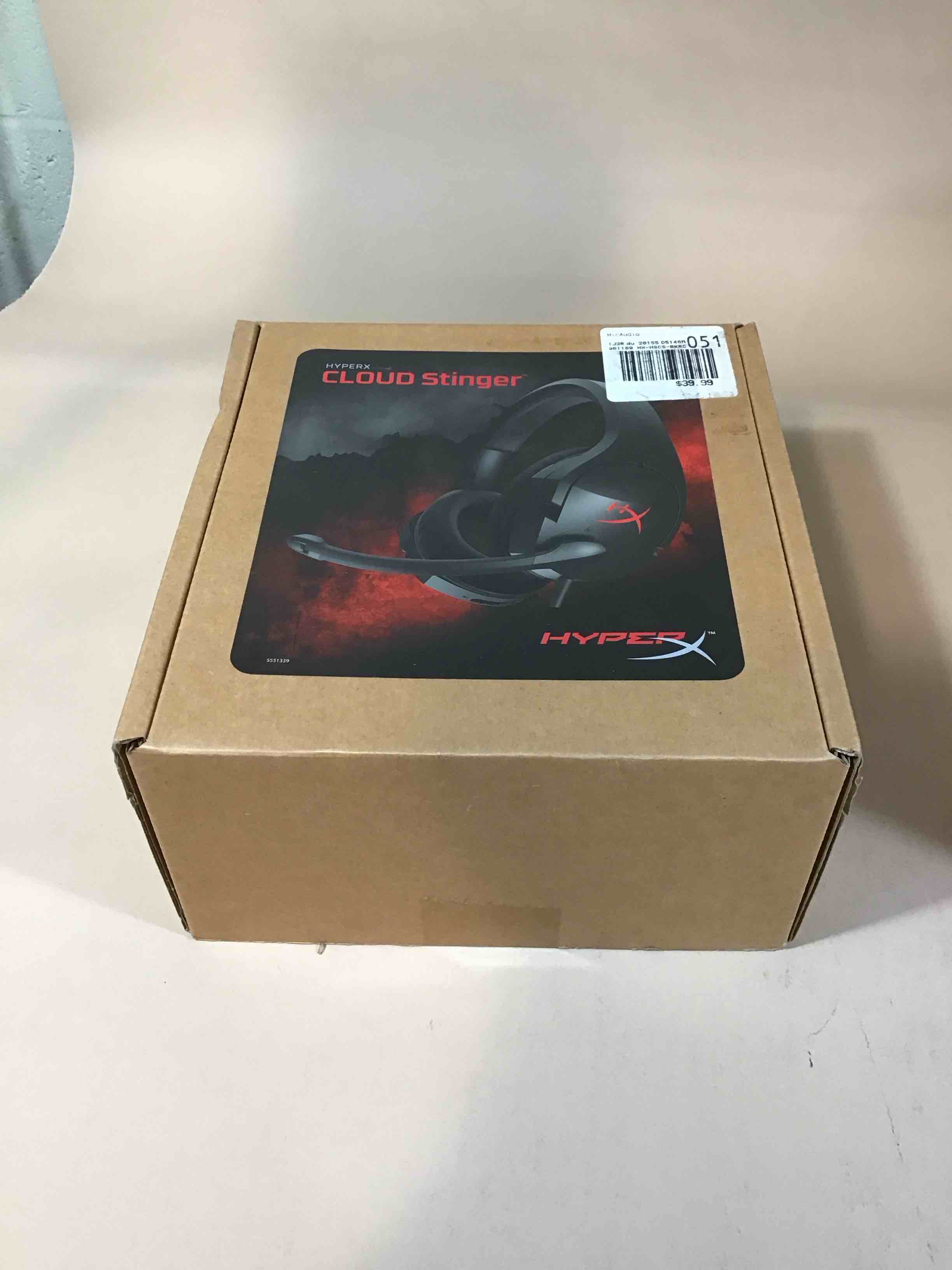 hyperx cloud stinger hx-hscs-bk comfortable wired gaming headset