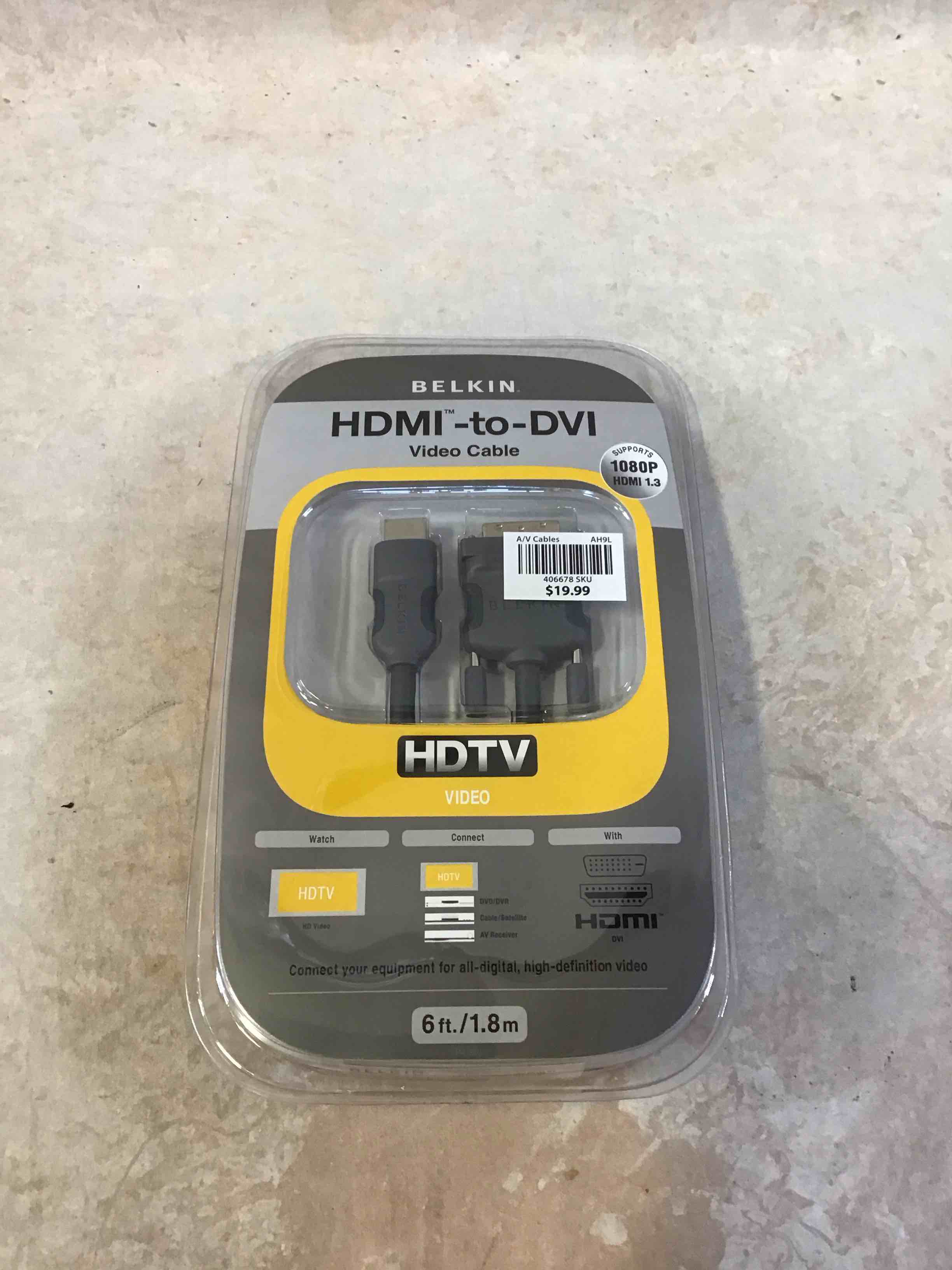 belkin hdmi to dvi-d cable