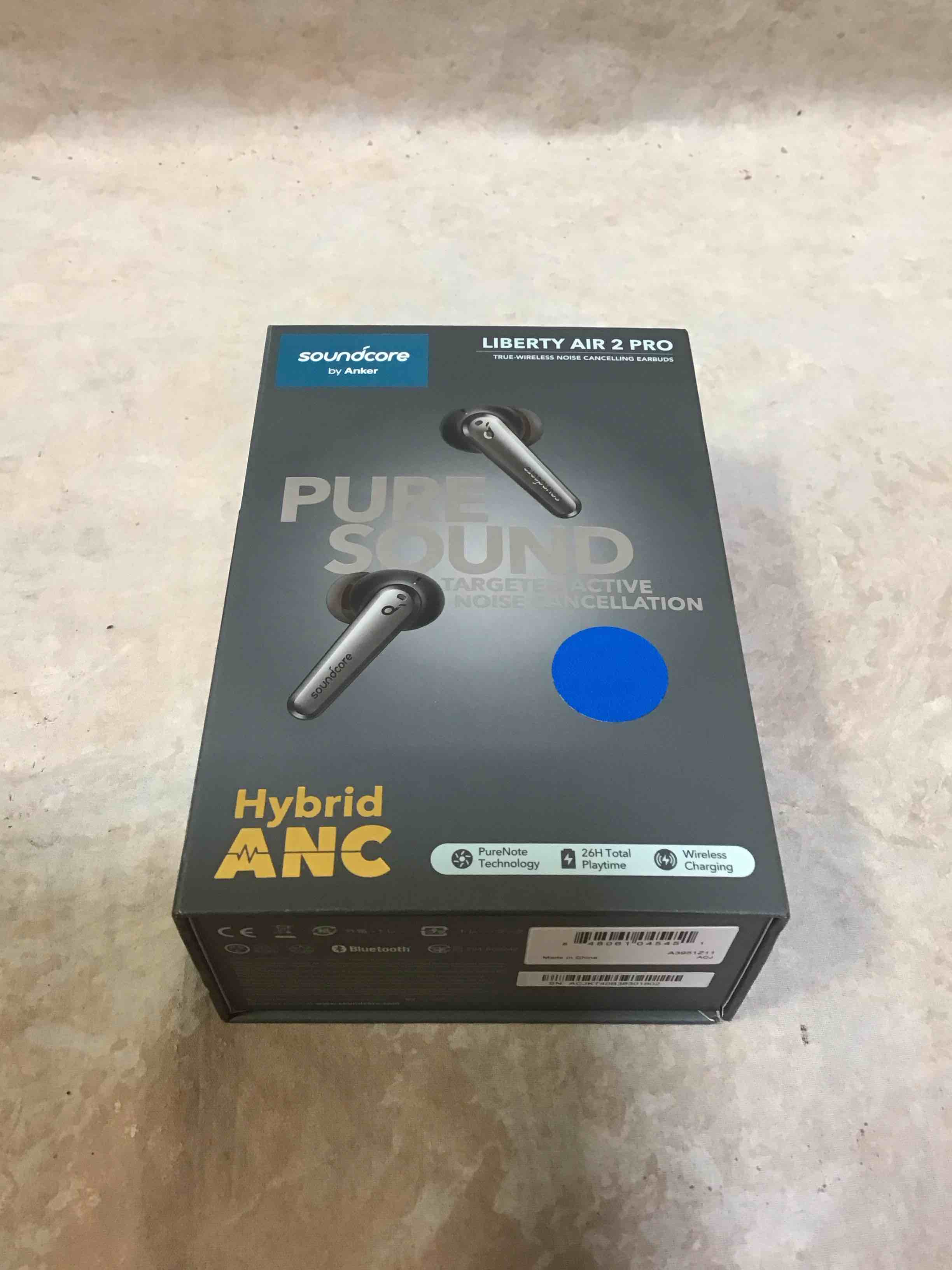 soundcore by anker liberty air 2 pro true wireless bluetooth noise cancelling earbuds - black