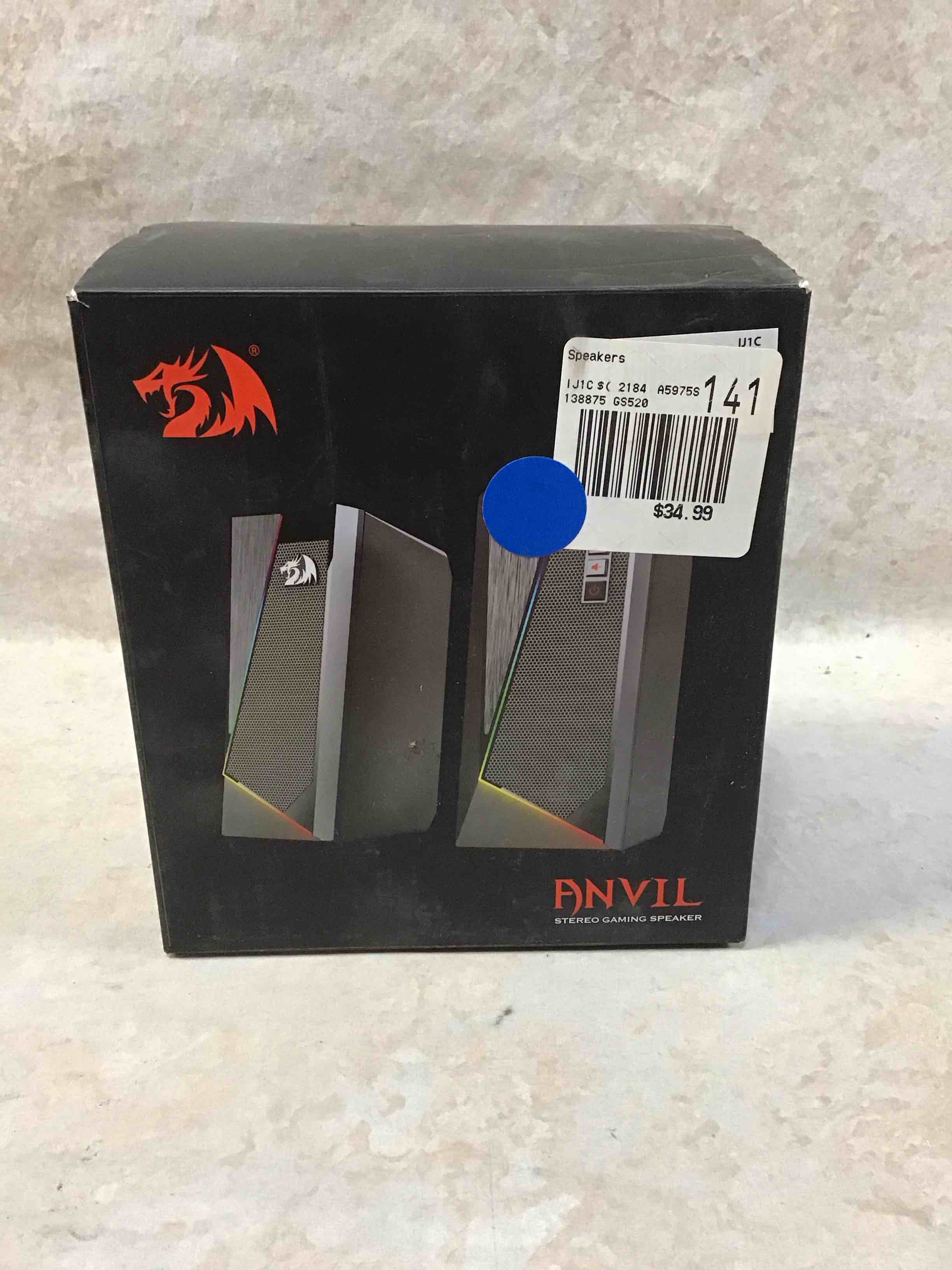 Condition photo showing Good Condition for redragon gs520 anvil rgb led pc desktop speakers, stereo, usb 3.5mm cable sealed