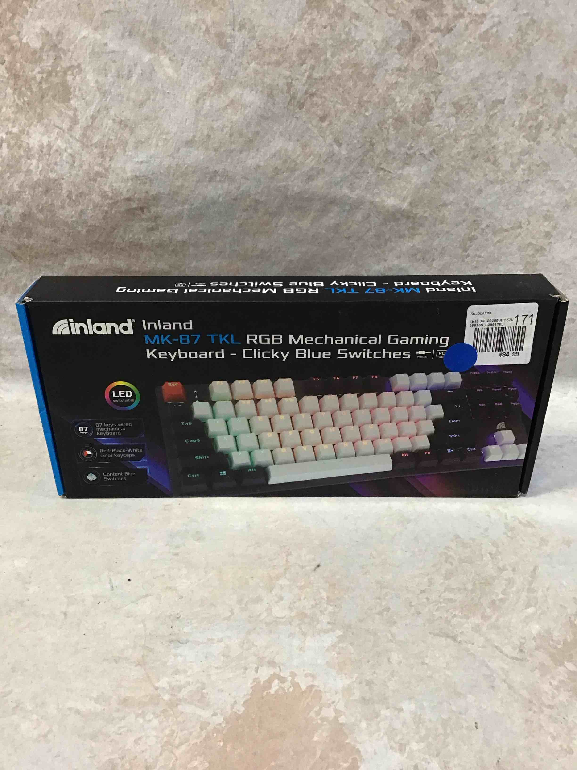 inland rgb mechanical gaming keyboard