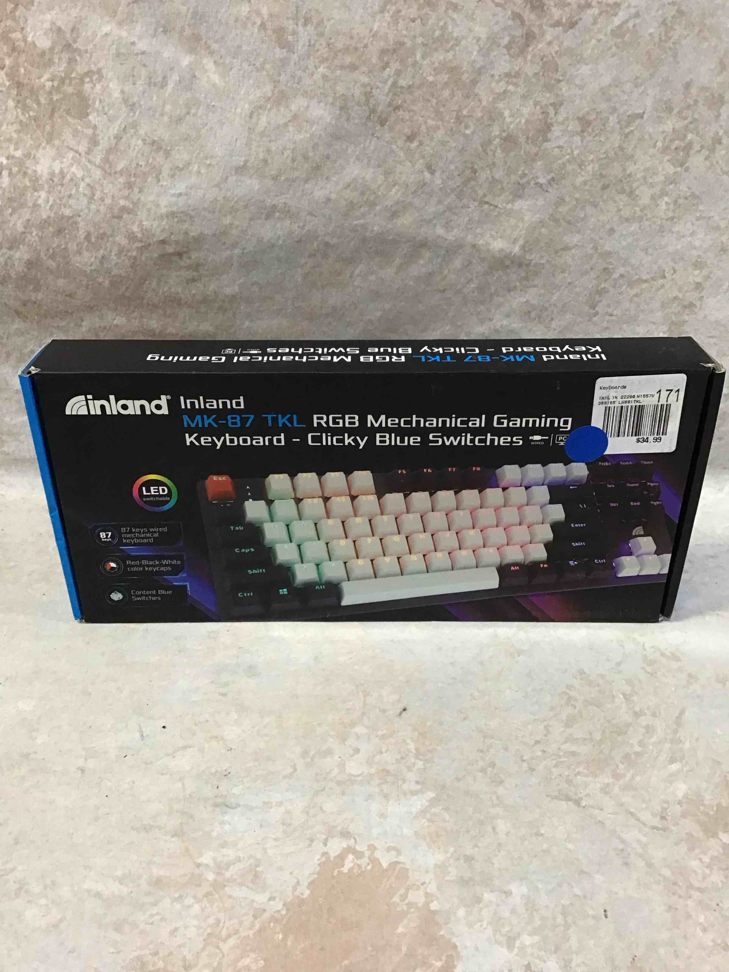 Condition photo showing Good Condition for inland rgb mechanical gaming keyboard