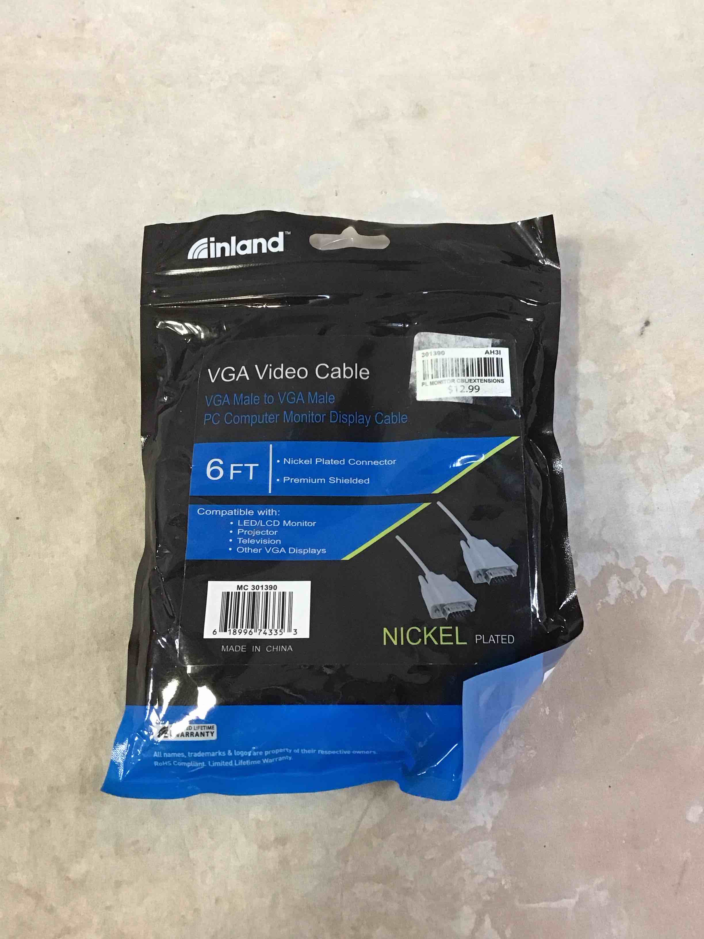 Condition photo showing Good Condition for inland vga video cable