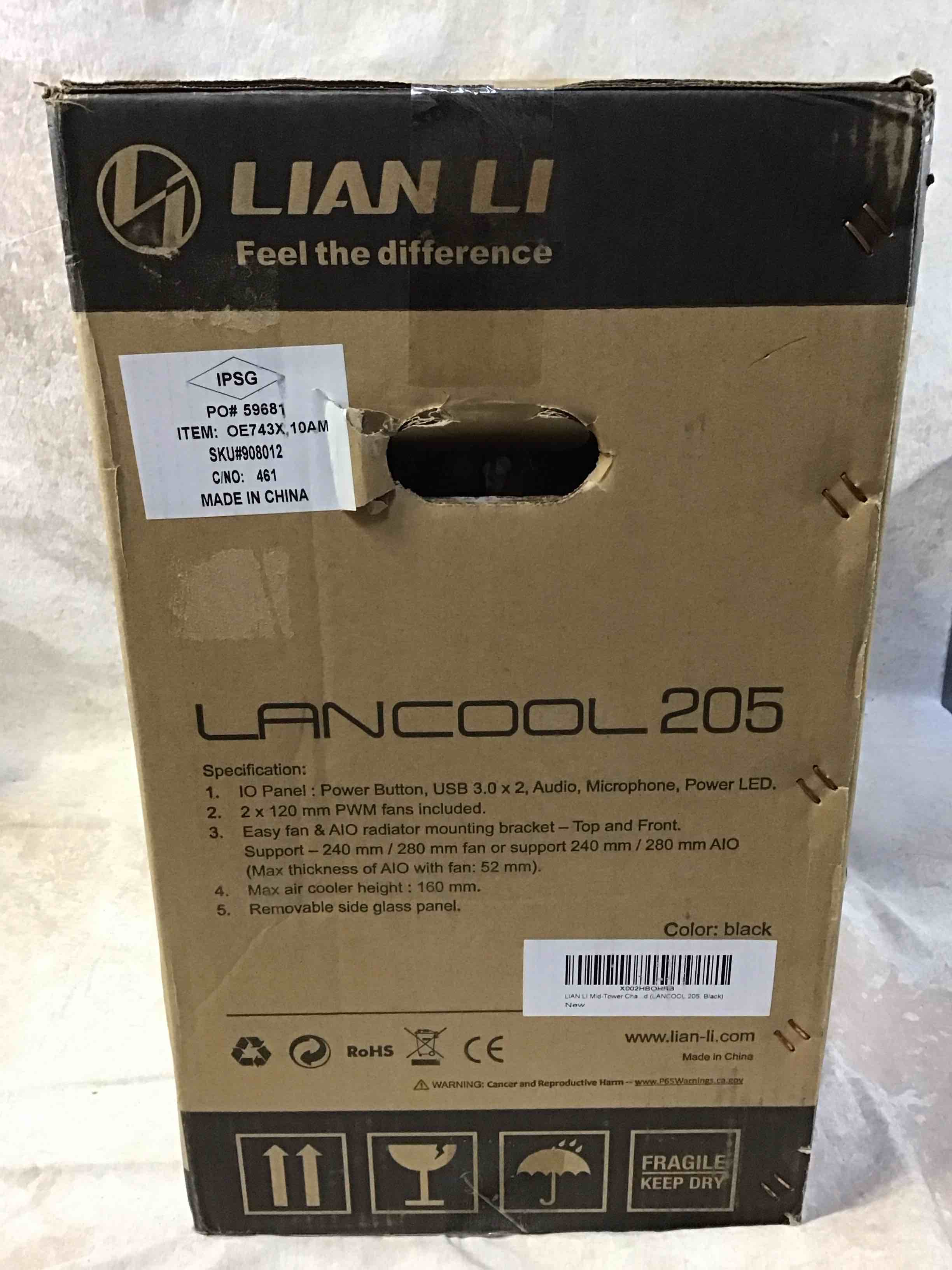 lian li lancool 205 gaming pc case
