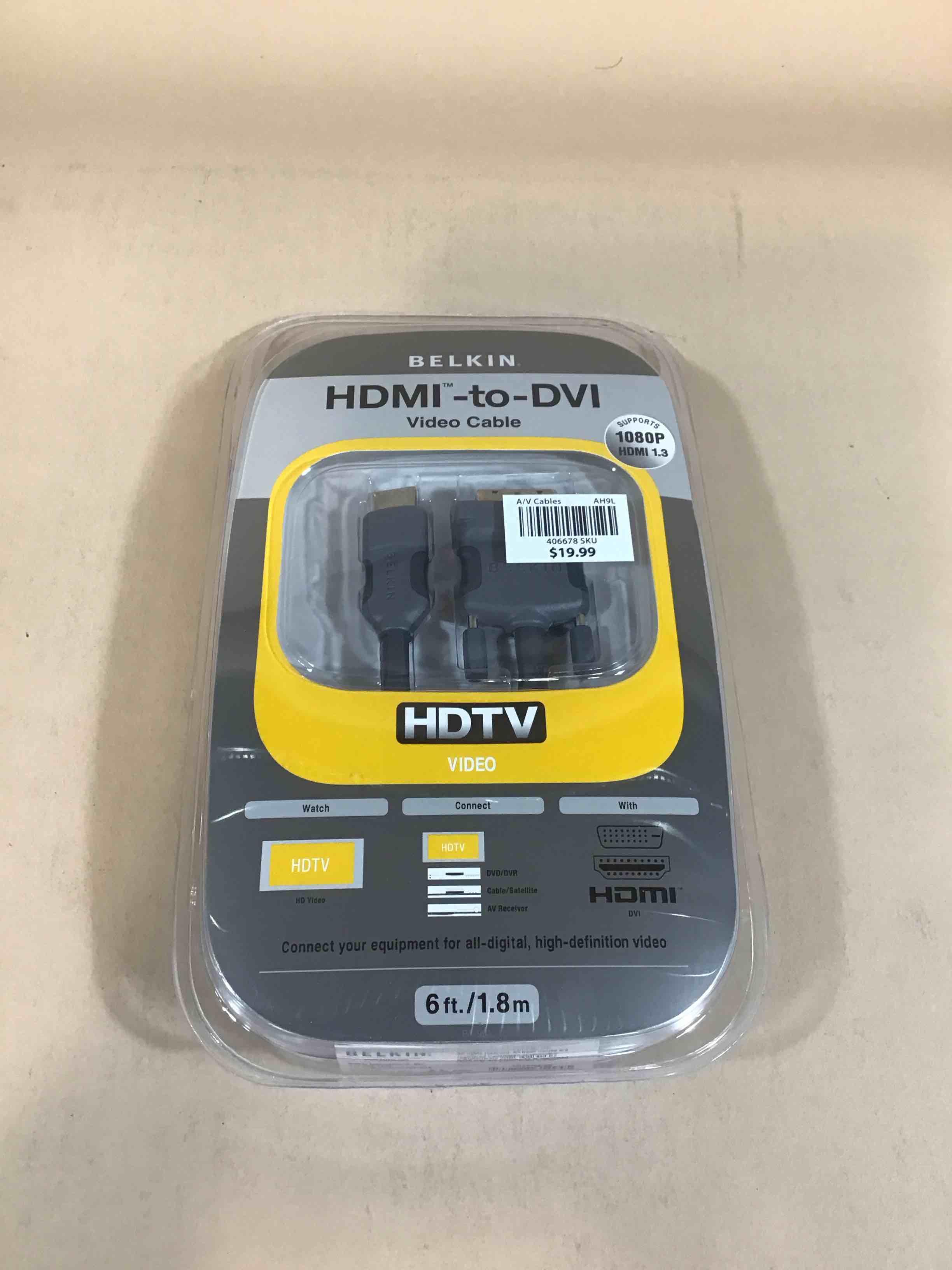 Belkin HDMi to DVI-D Cable