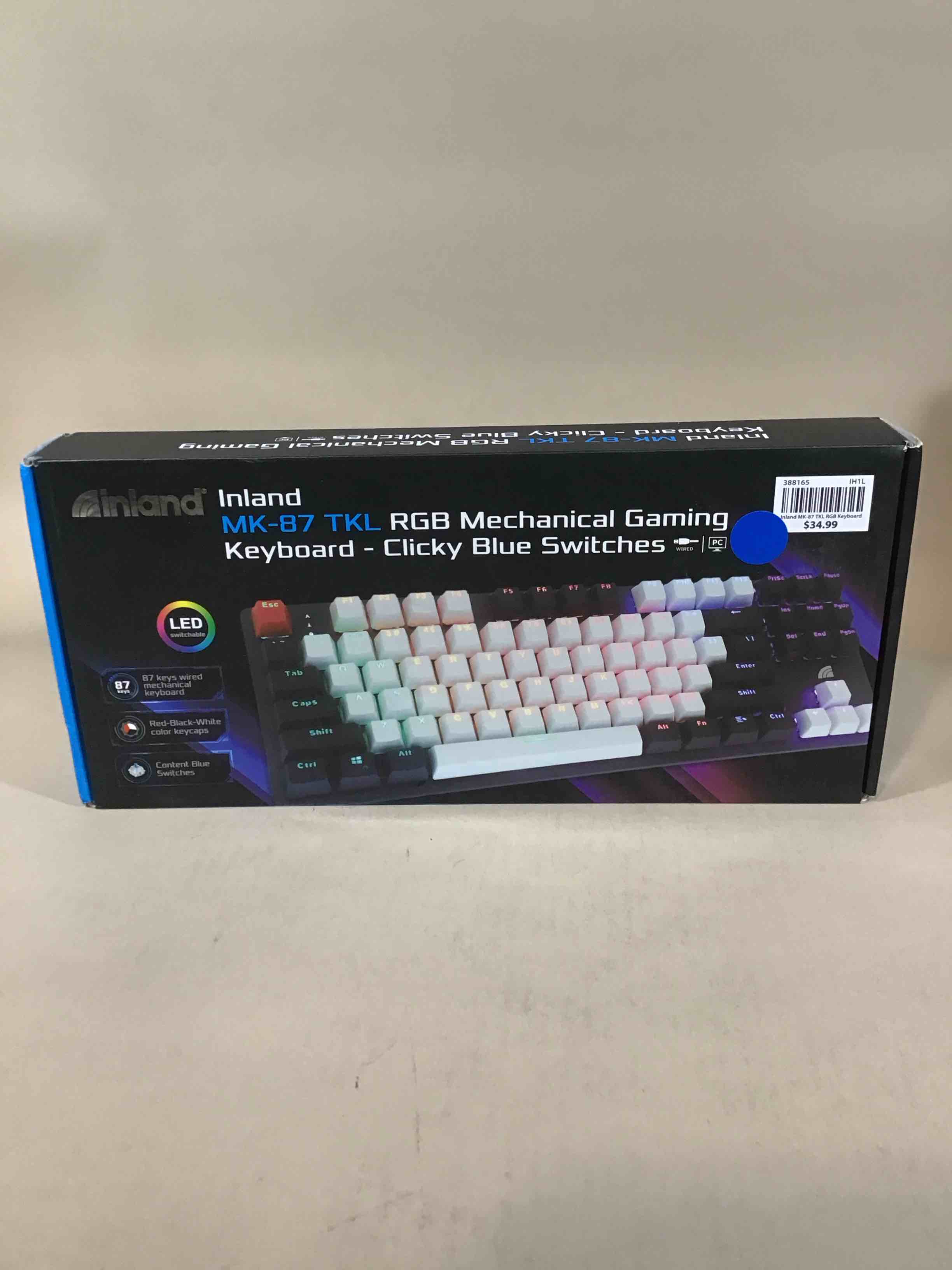 Condition photo showing Good Condition for inland rgb mechanical gaming keyboard