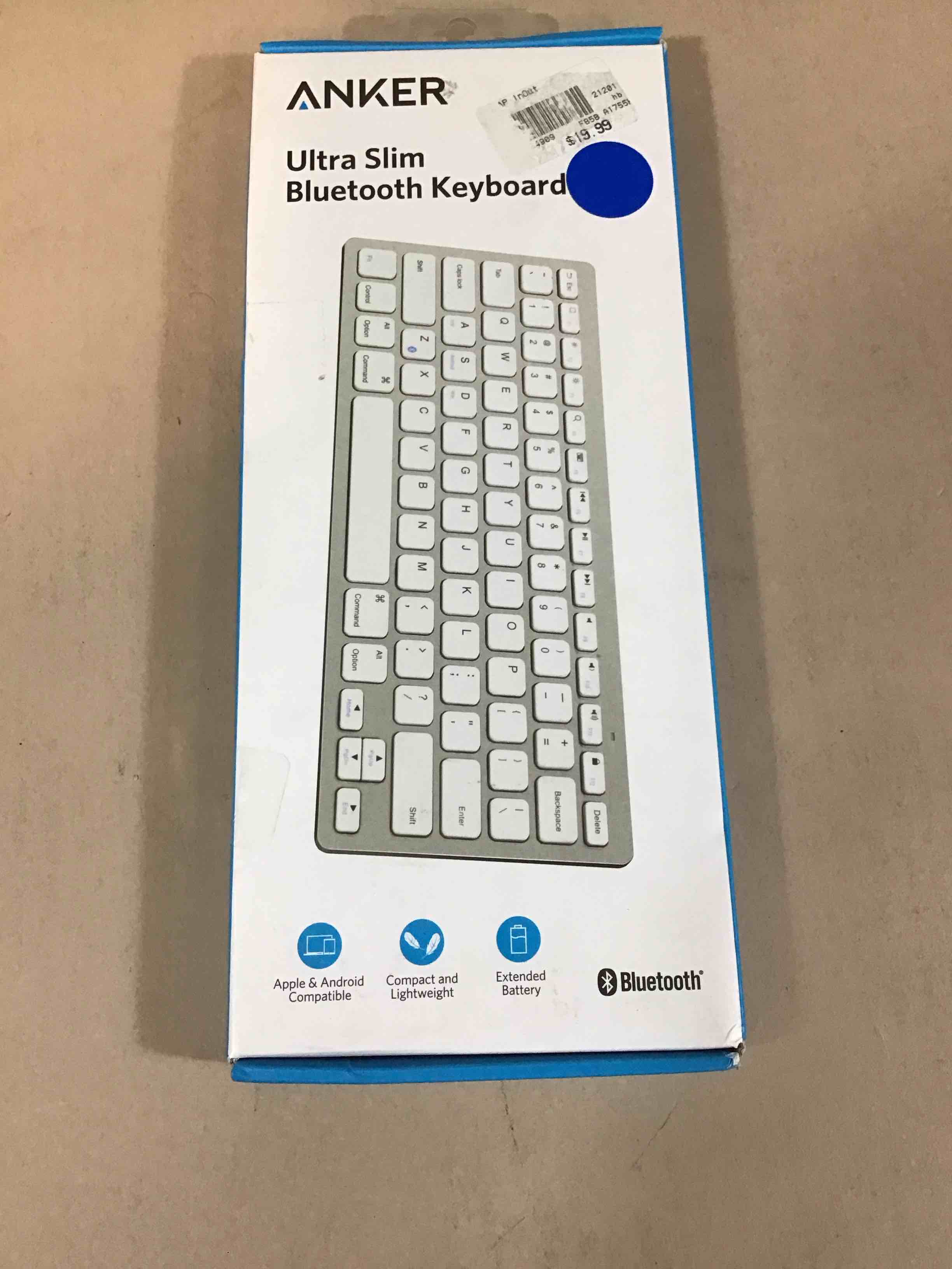 Condition photo showing Good Condition for anker ultra compact slim profile wireless bluetooth keyboard for ios  android  windows and mac