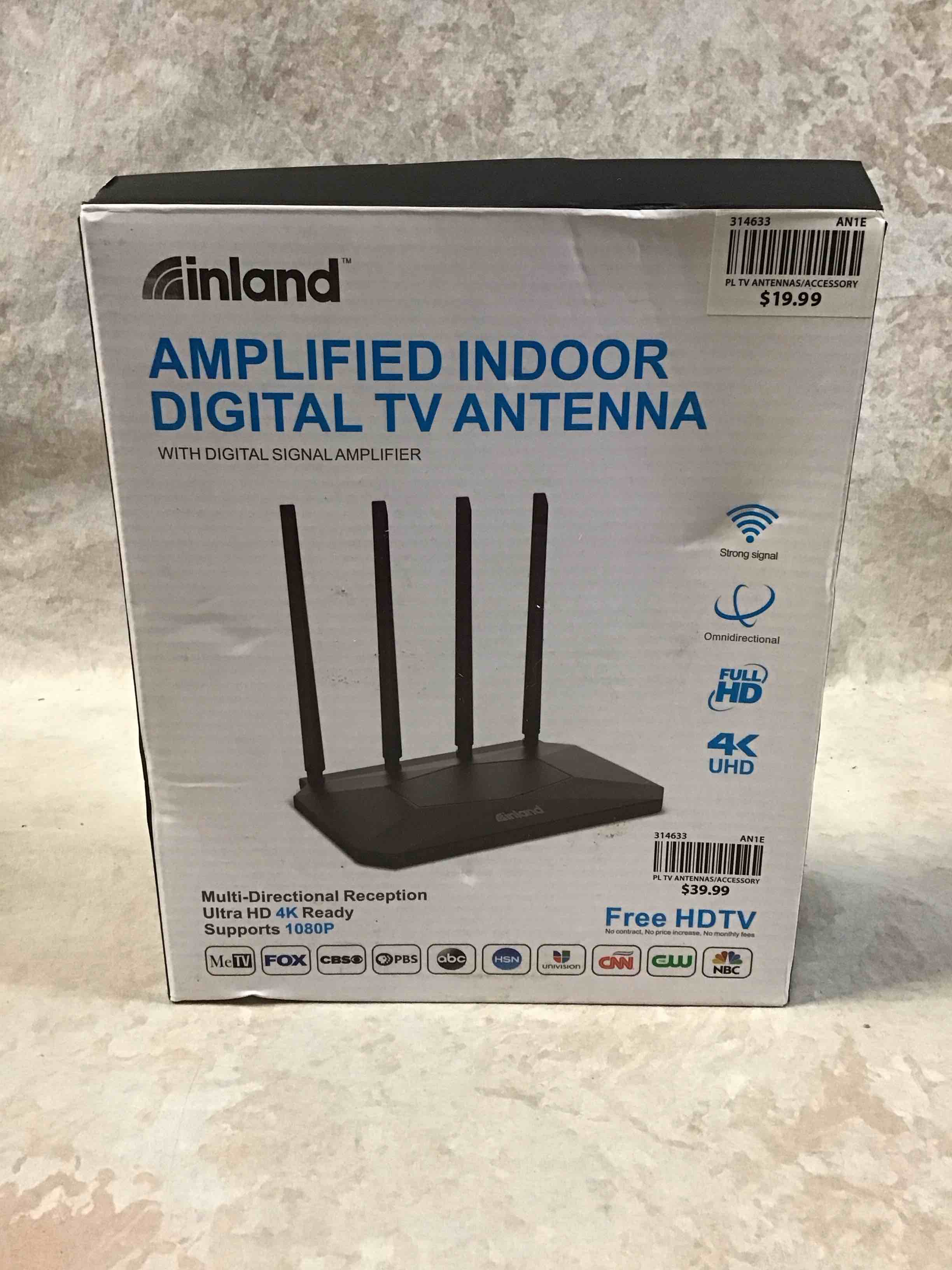 inland Indoor Digital TV Antenna