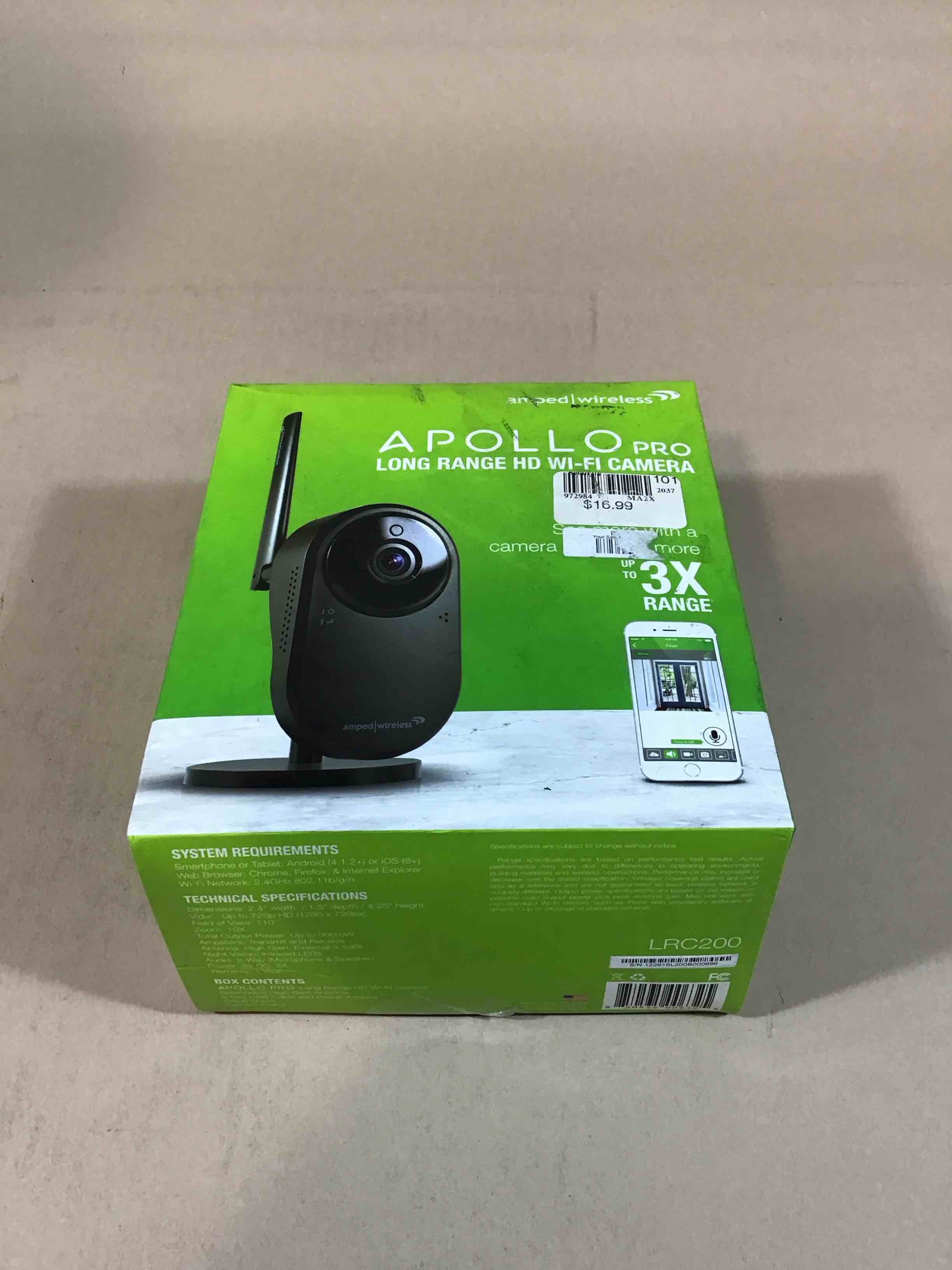 Amped Wireless APOLLO LRC200 HD Network Camera  Color