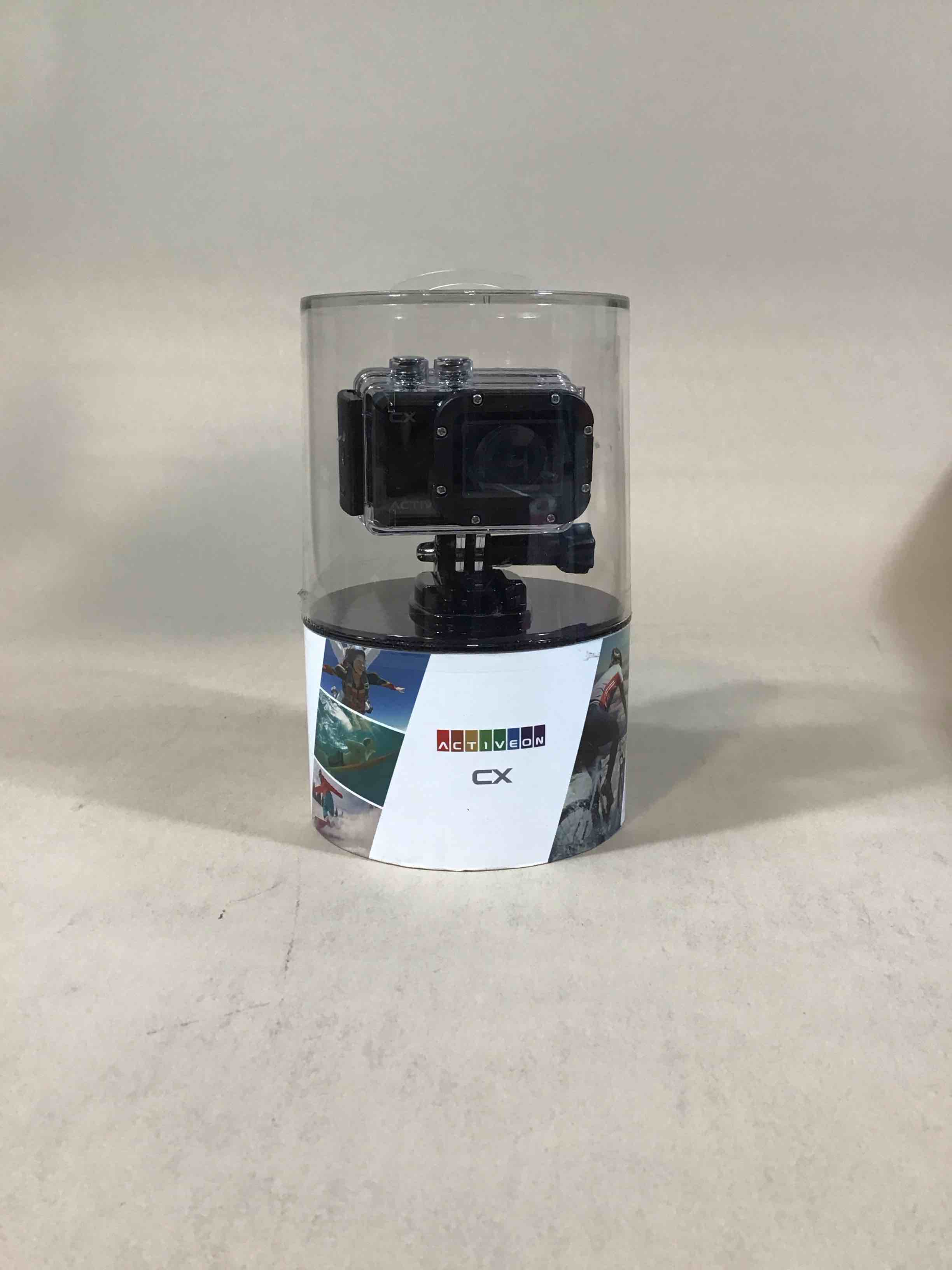 ACTIVEON CX Action Camera (1080p 30fps, 5MP CMOS Sensor) - LCD - Waterproof Housing -