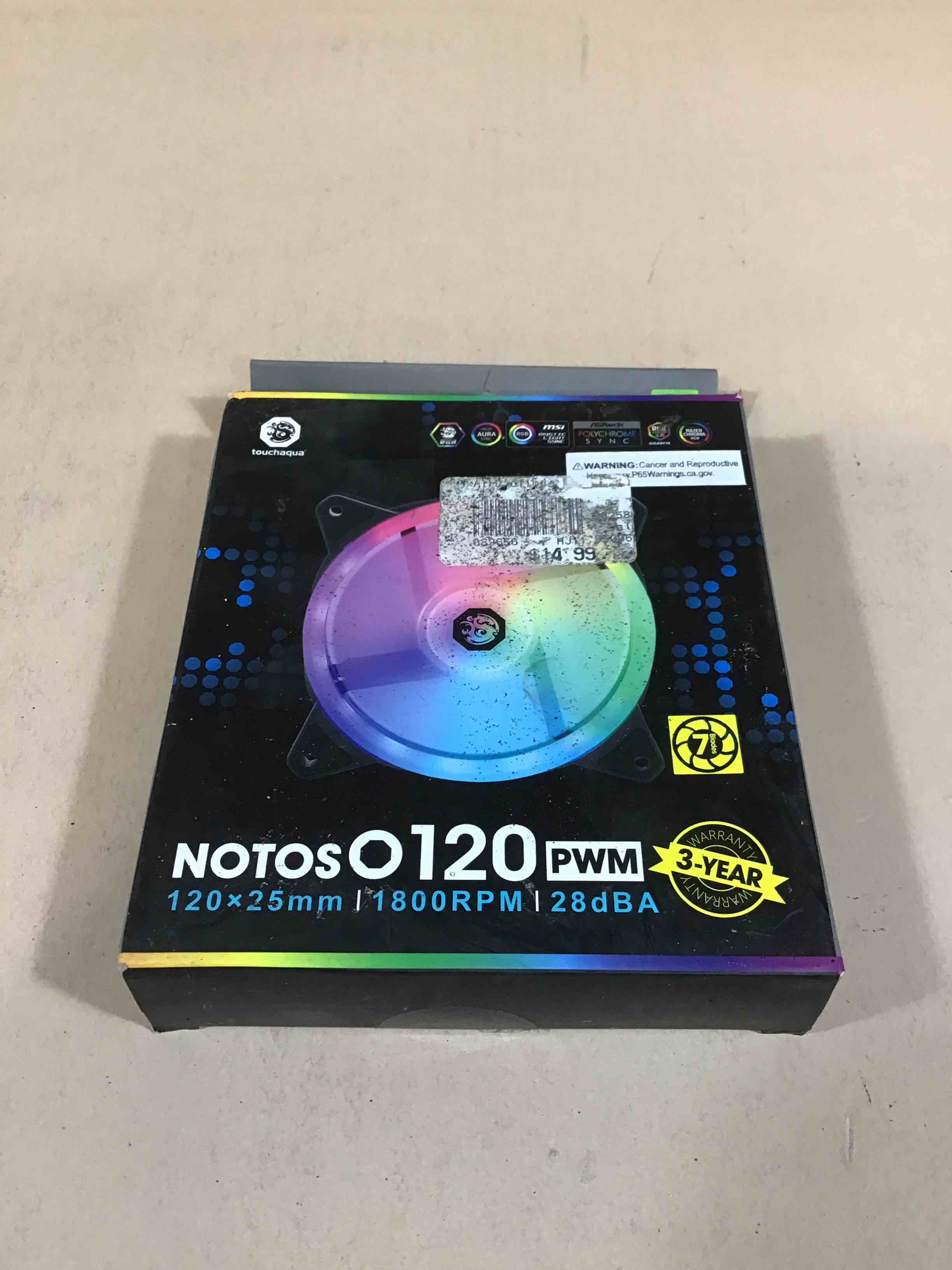 Condition photo showing Good Condition for touchaqua notos 120 pwm rgb fan