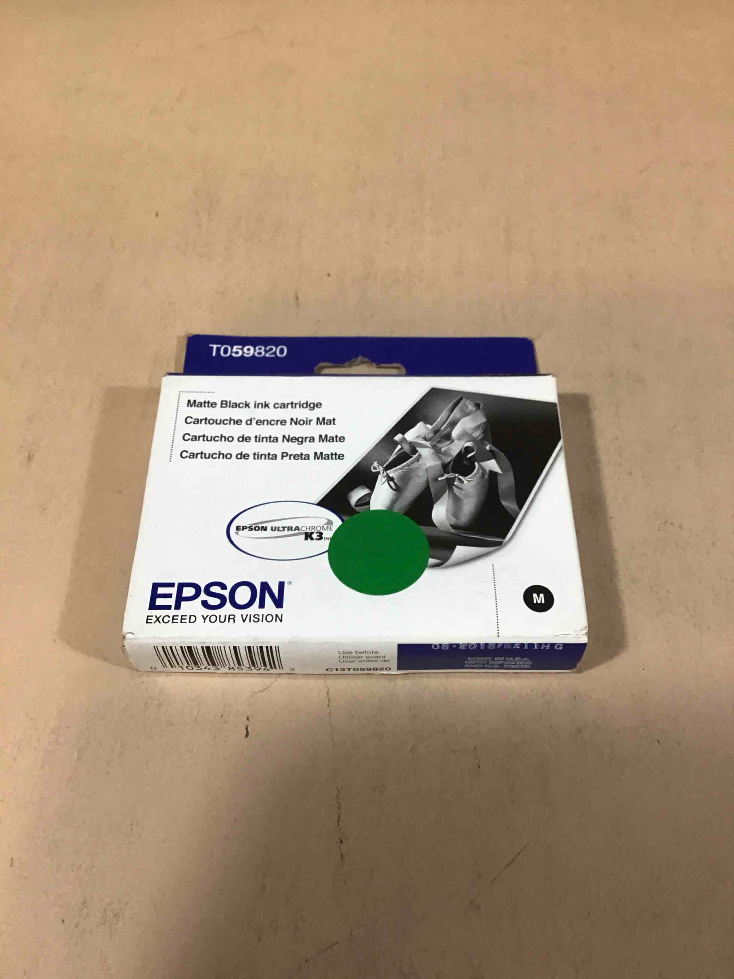 Condition photo showing New/Like New for epson t059 matte black ink cartridge