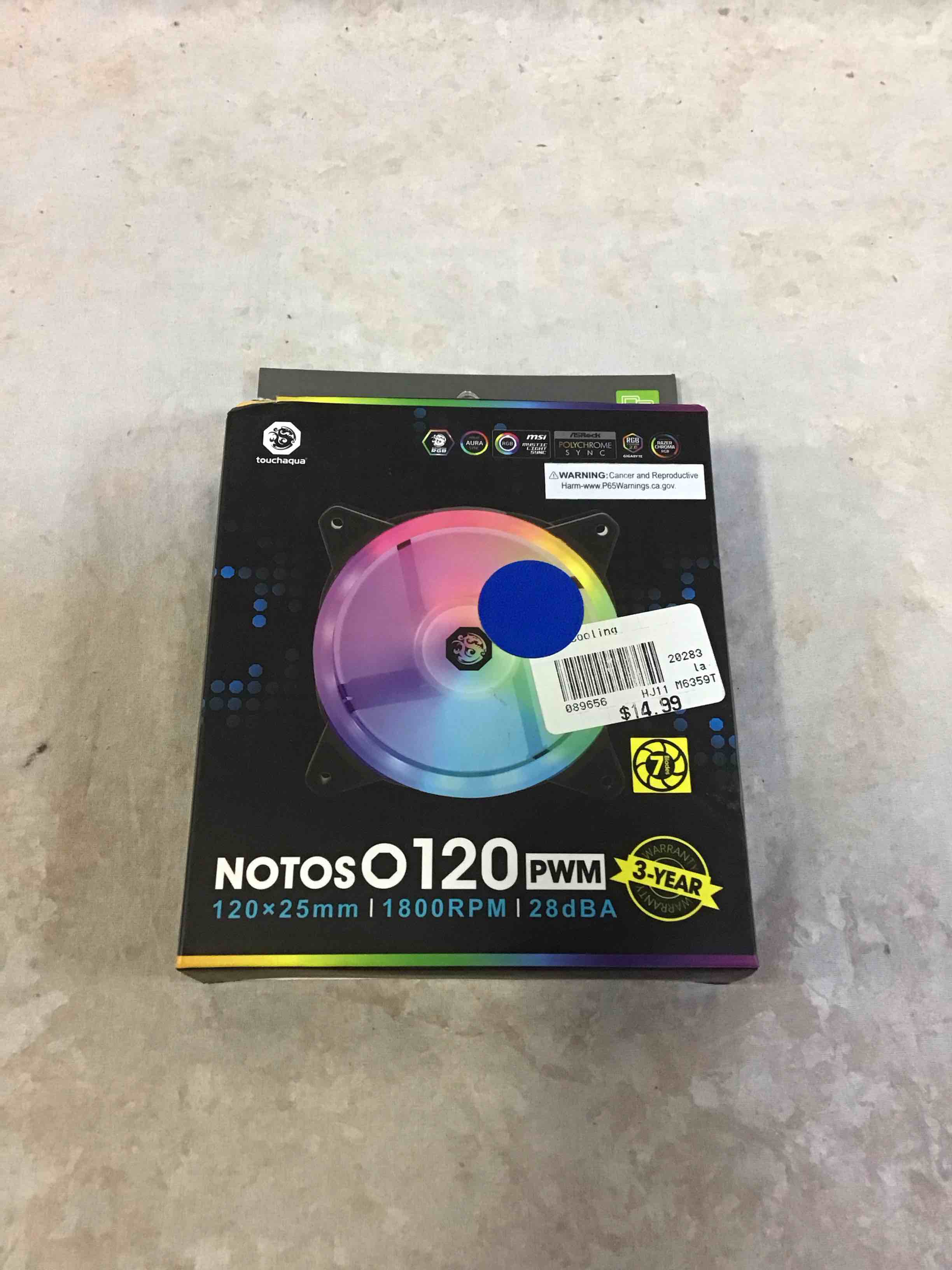 Condition photo showing Good Condition for touchaqua notos 120 rgb fan