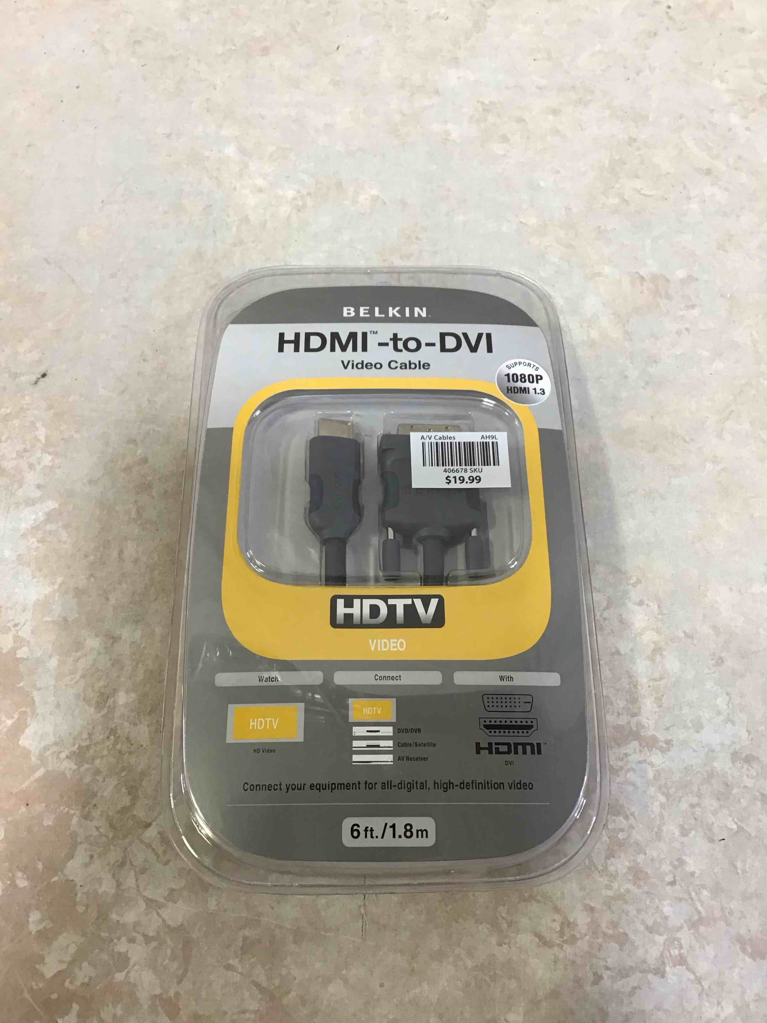 Belkin HDMi to DVI-D Cable