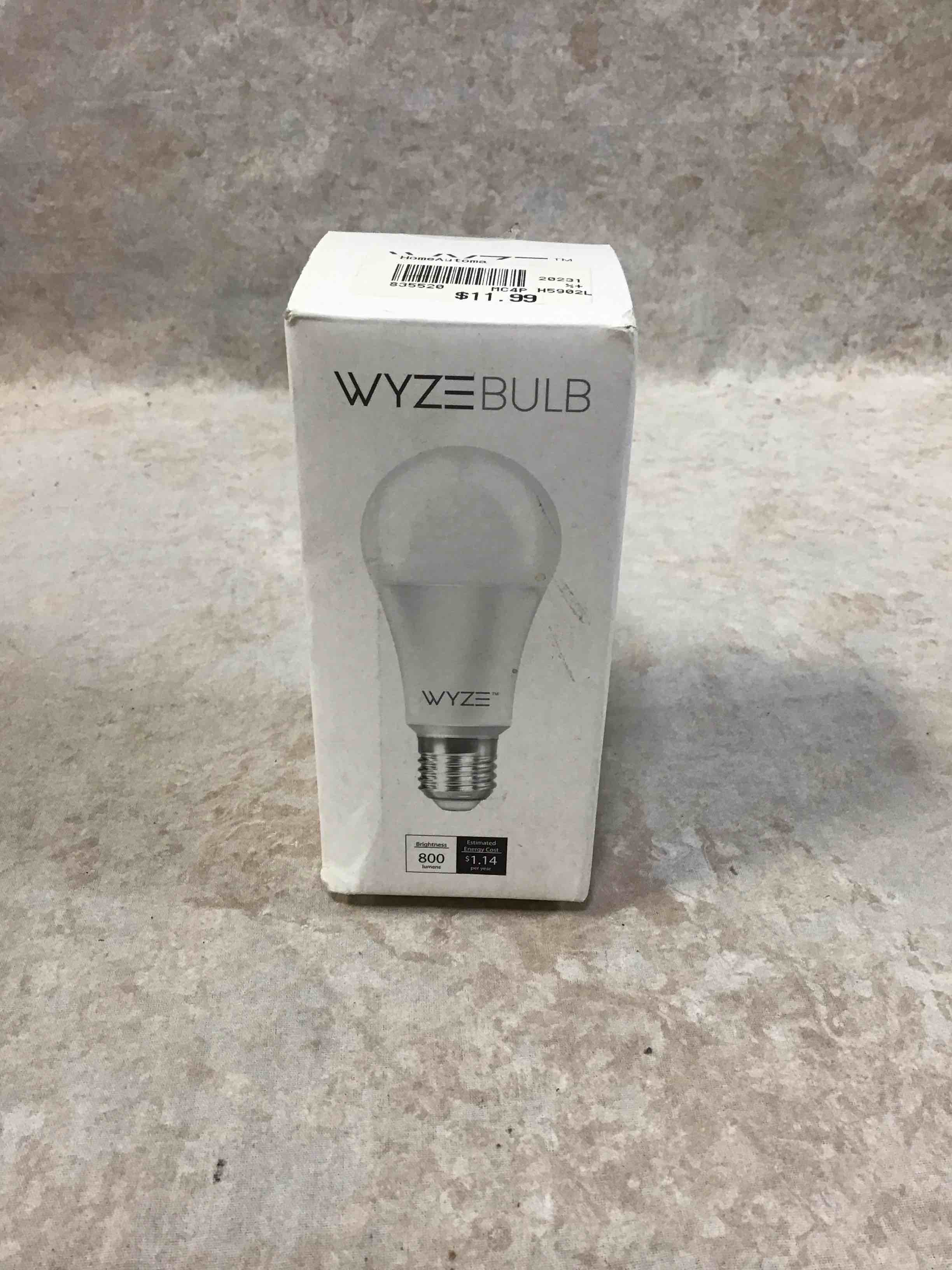 800 Lumens 60-Watt Equivalent Tunable White Dimmable Wi-Fi LED A19 Smart Light Bulb  Alexa And Google Assistant