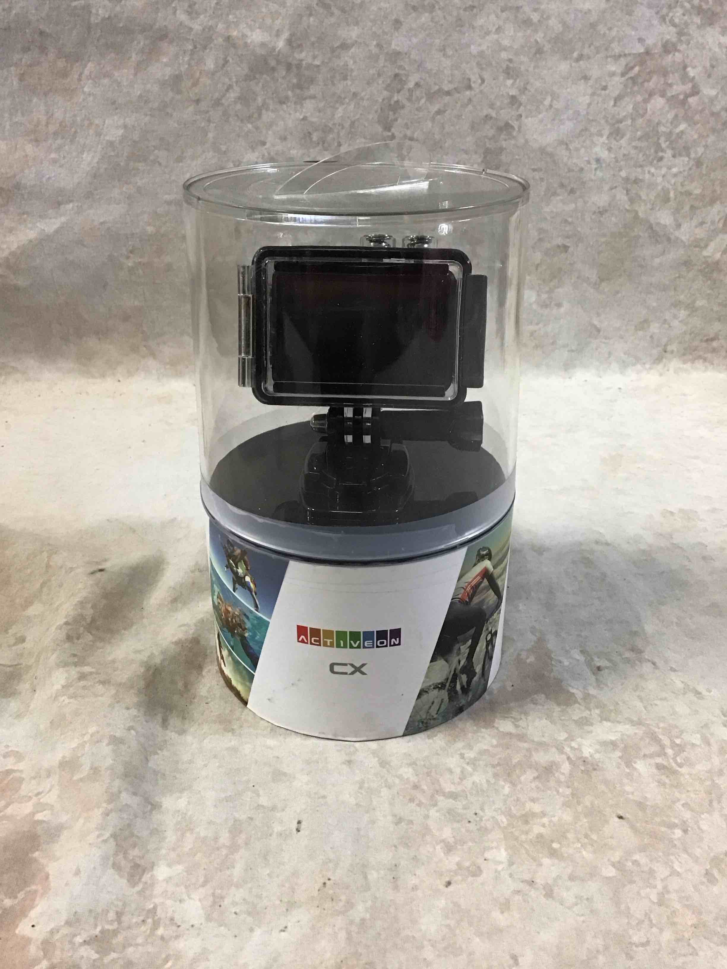ACTIVEON CX Action Camera (1080p 30fps, 5MP CMOS Sensor) - LCD - Waterproof Housing -