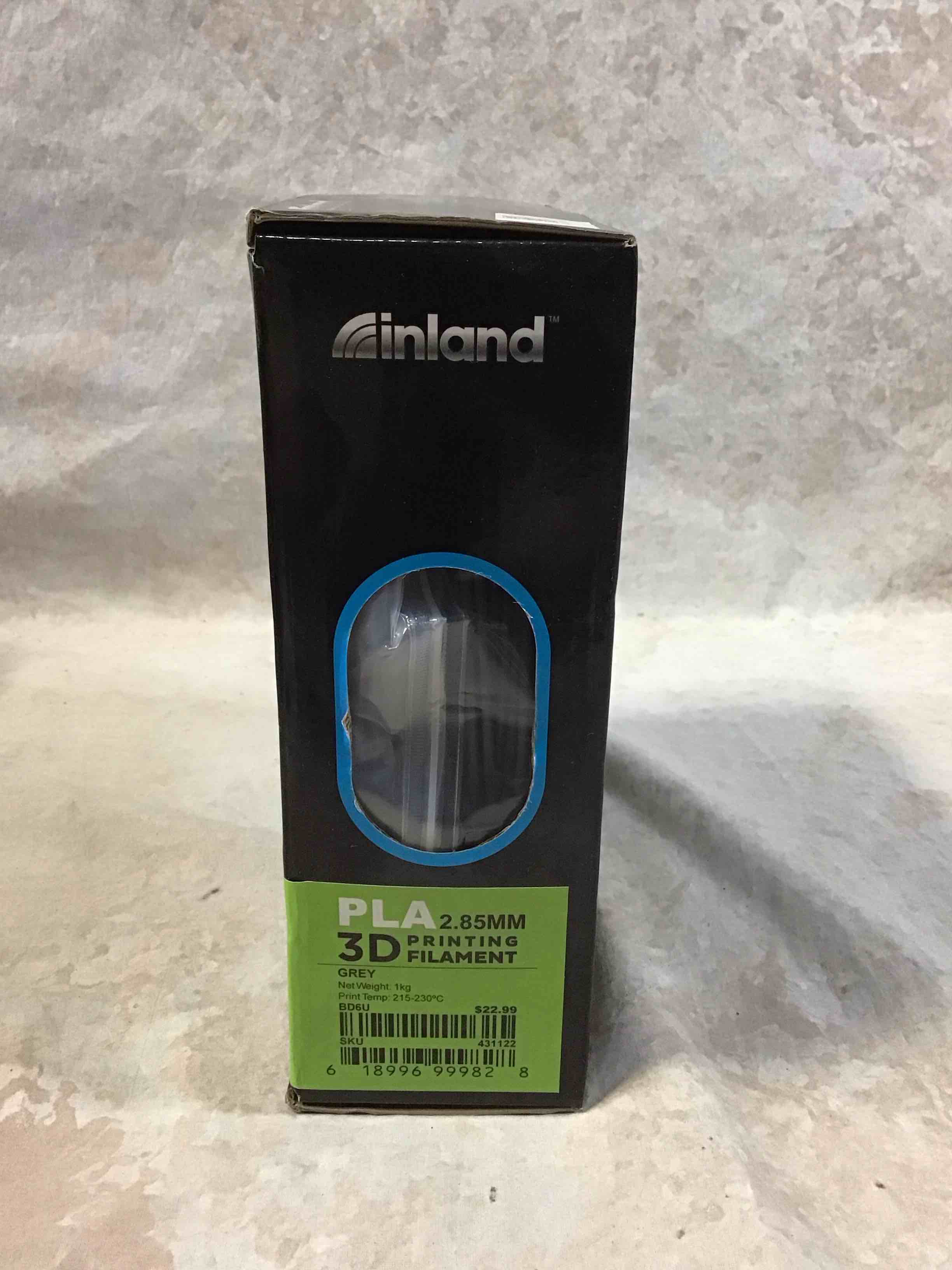 2.85mm Gray Pla 3d Printer Filament- 1kg (2.2 Lbs)