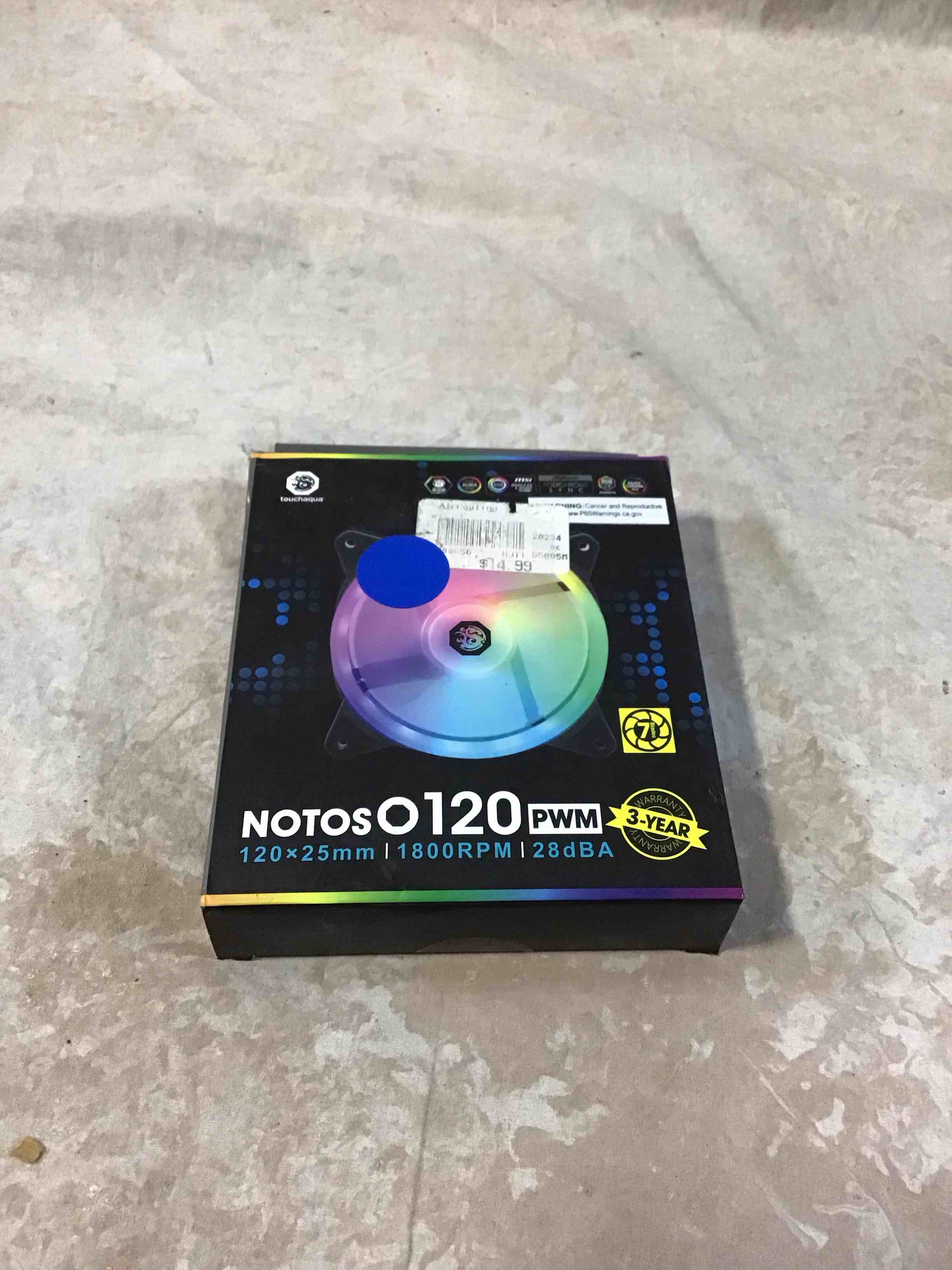 Touchaqua Notos 120 PWM RGB Fan
