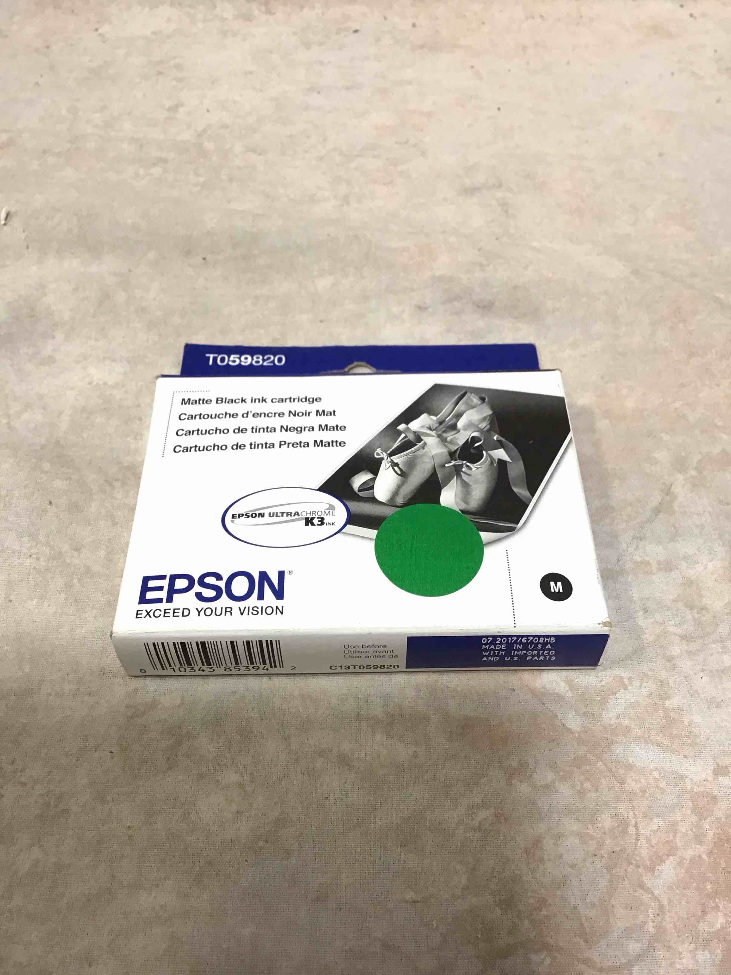 Condition photo showing New/Like New for epson t059 matte black ink cartridge
