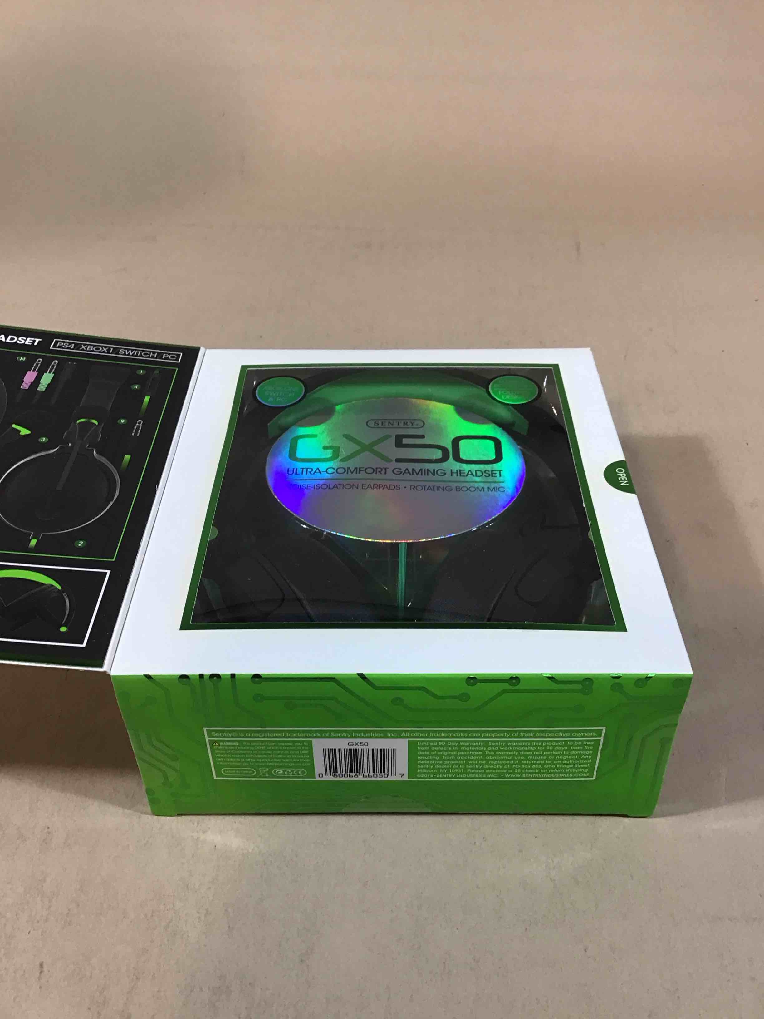 Condition photo showing New/Like New for sentry gx50 gaming headphones