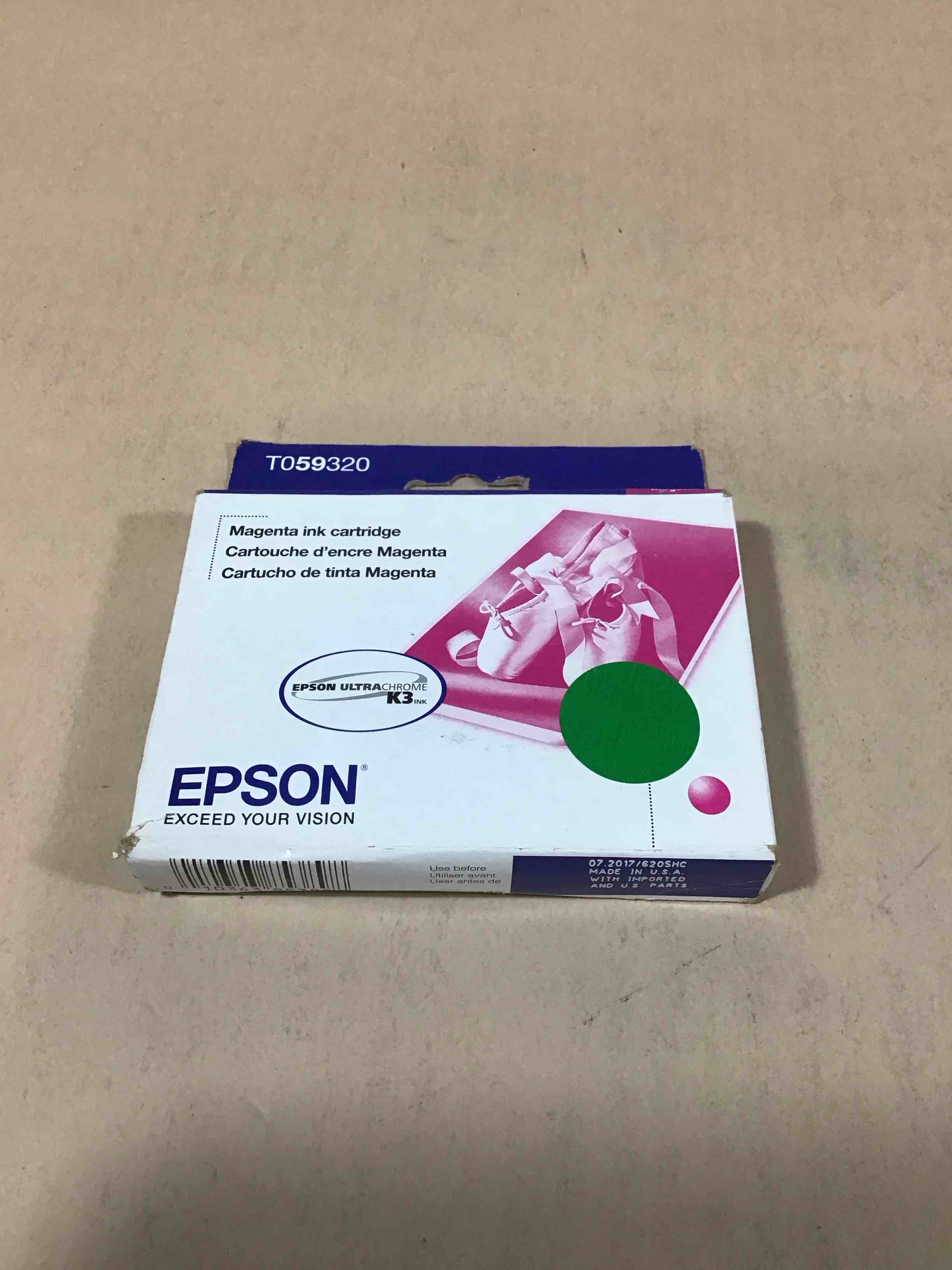Condition photo showing New/Like New for epson t059 magenta ink cartridge