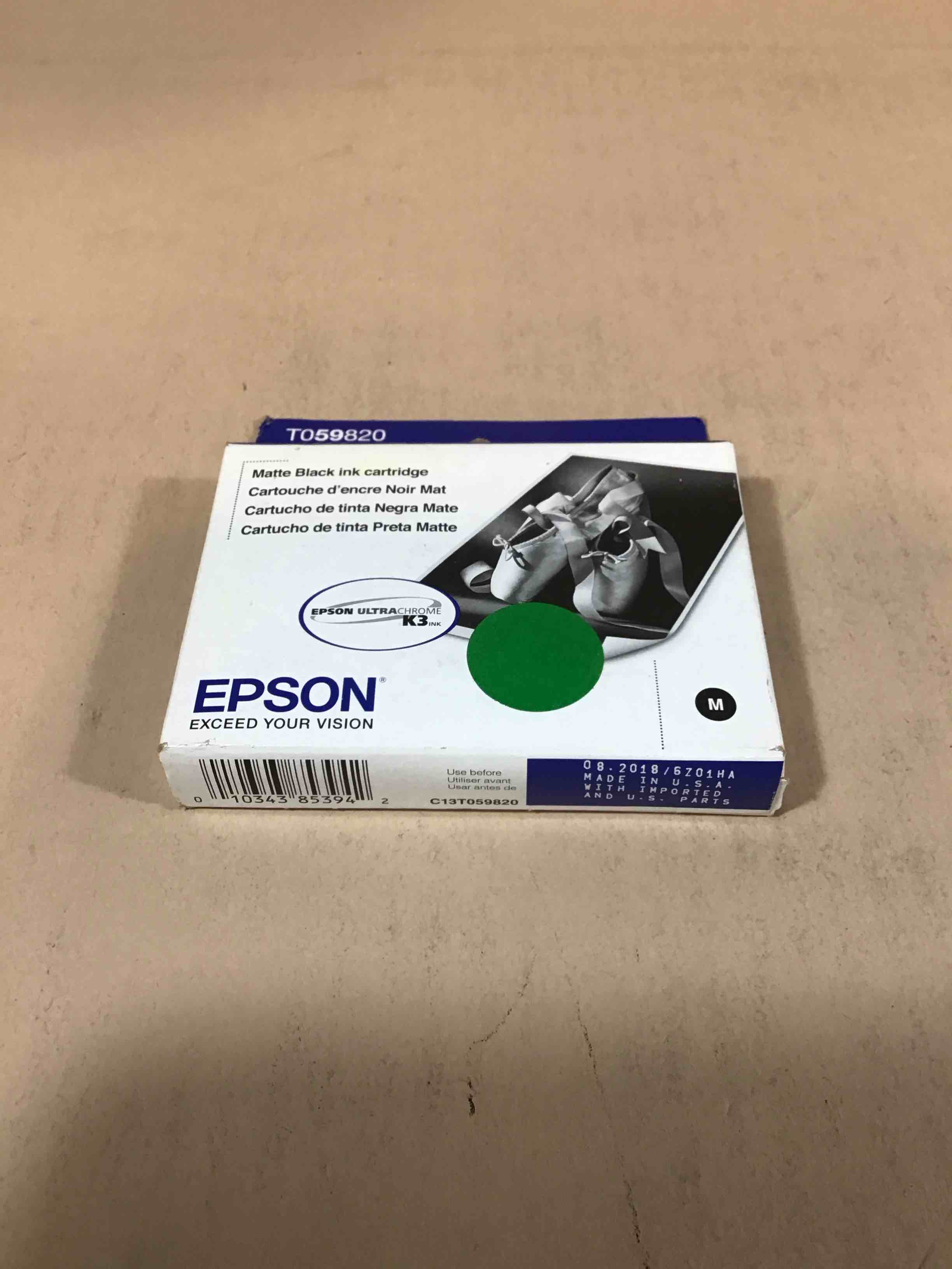 Condition photo showing New/Like New for epson t059 matte black ink cartridge