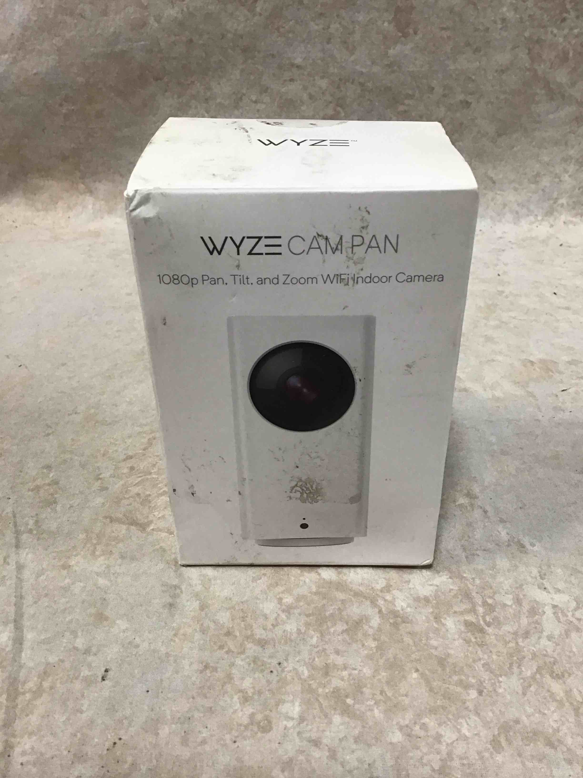 wyze cam pan 1080p pan/tilt/zoom wifi indoor smart home security camera with night vision 2-way audio