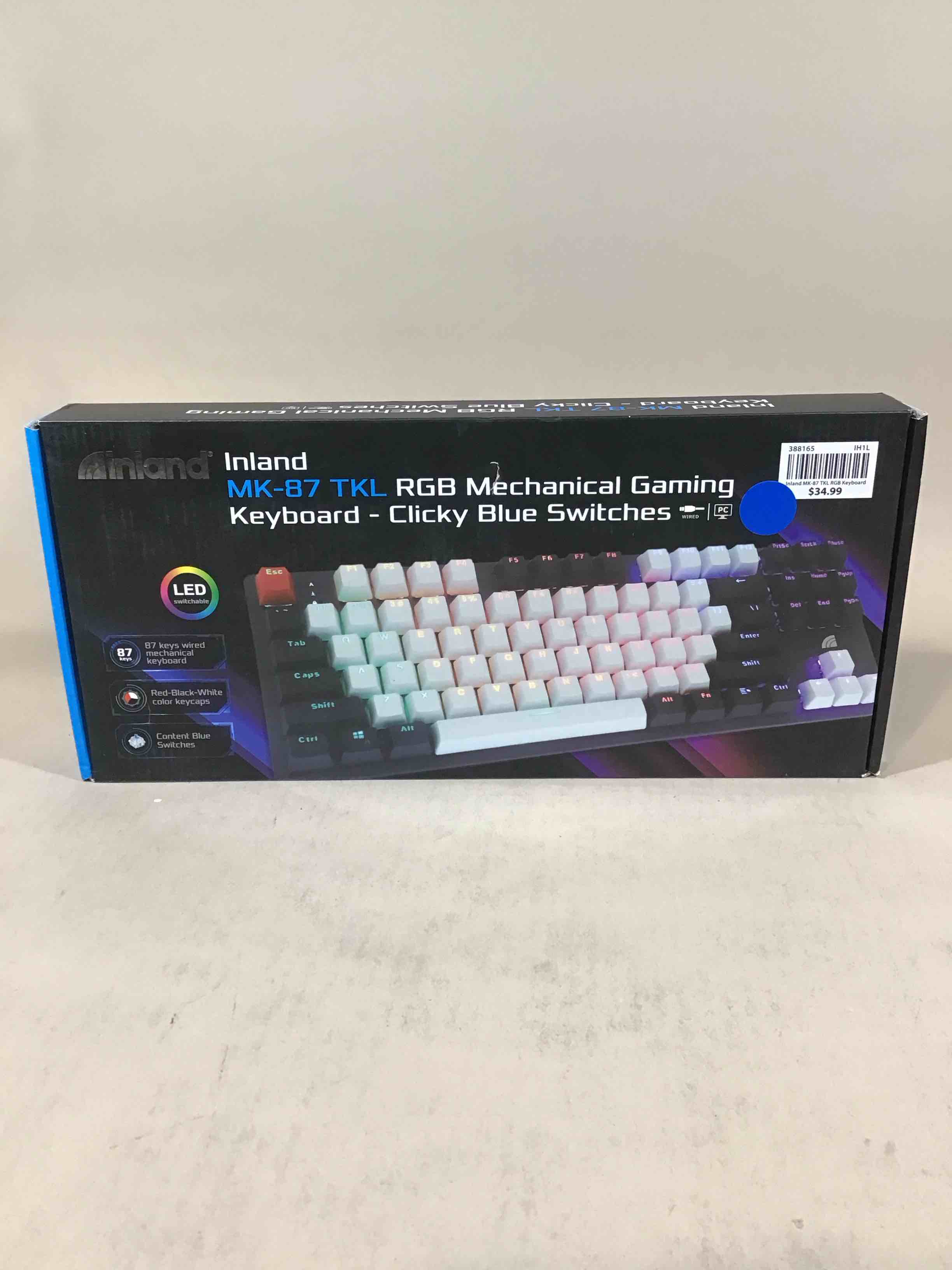 inland Mk-87 TKL RGB Mechanical Gaming Keyboard 