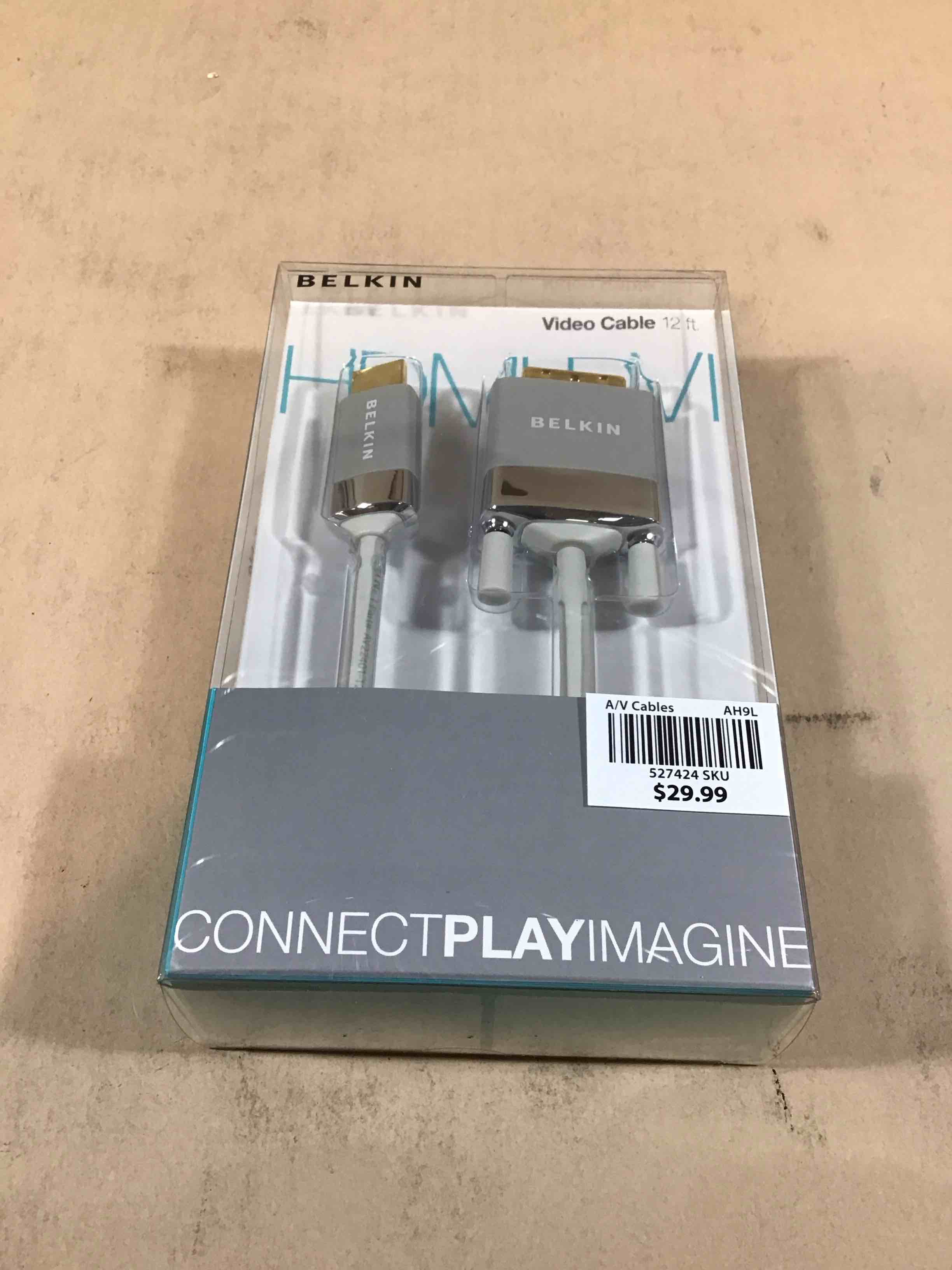 Belkin AV22401-12-WHT HDMI to DVI-D Cable Adapter