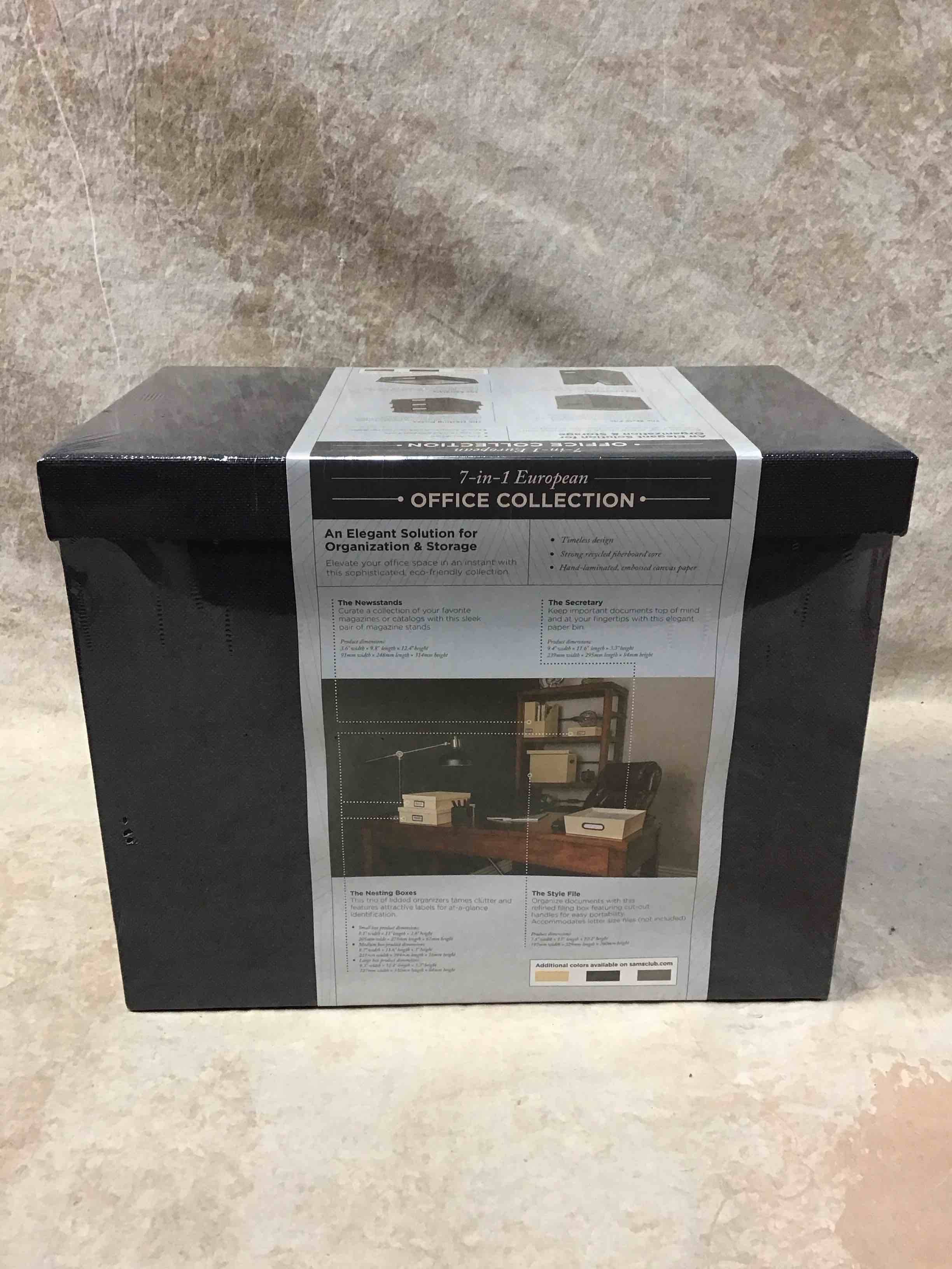 Condition photo showing New/Like New for 7 in 1 european storage office collection