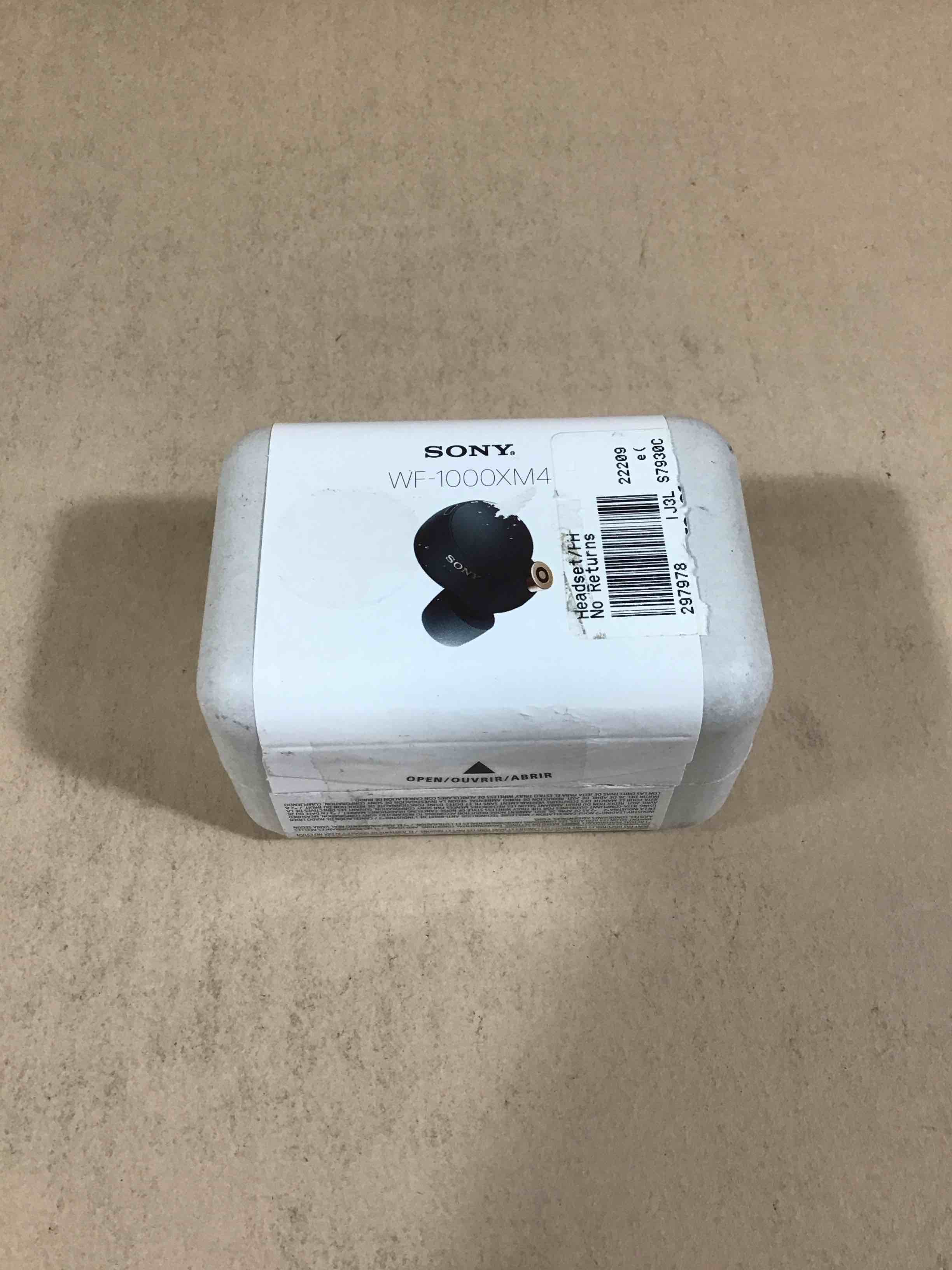 sony - wf1000xm4 true wireless noise cancelling in-ear headphones - black