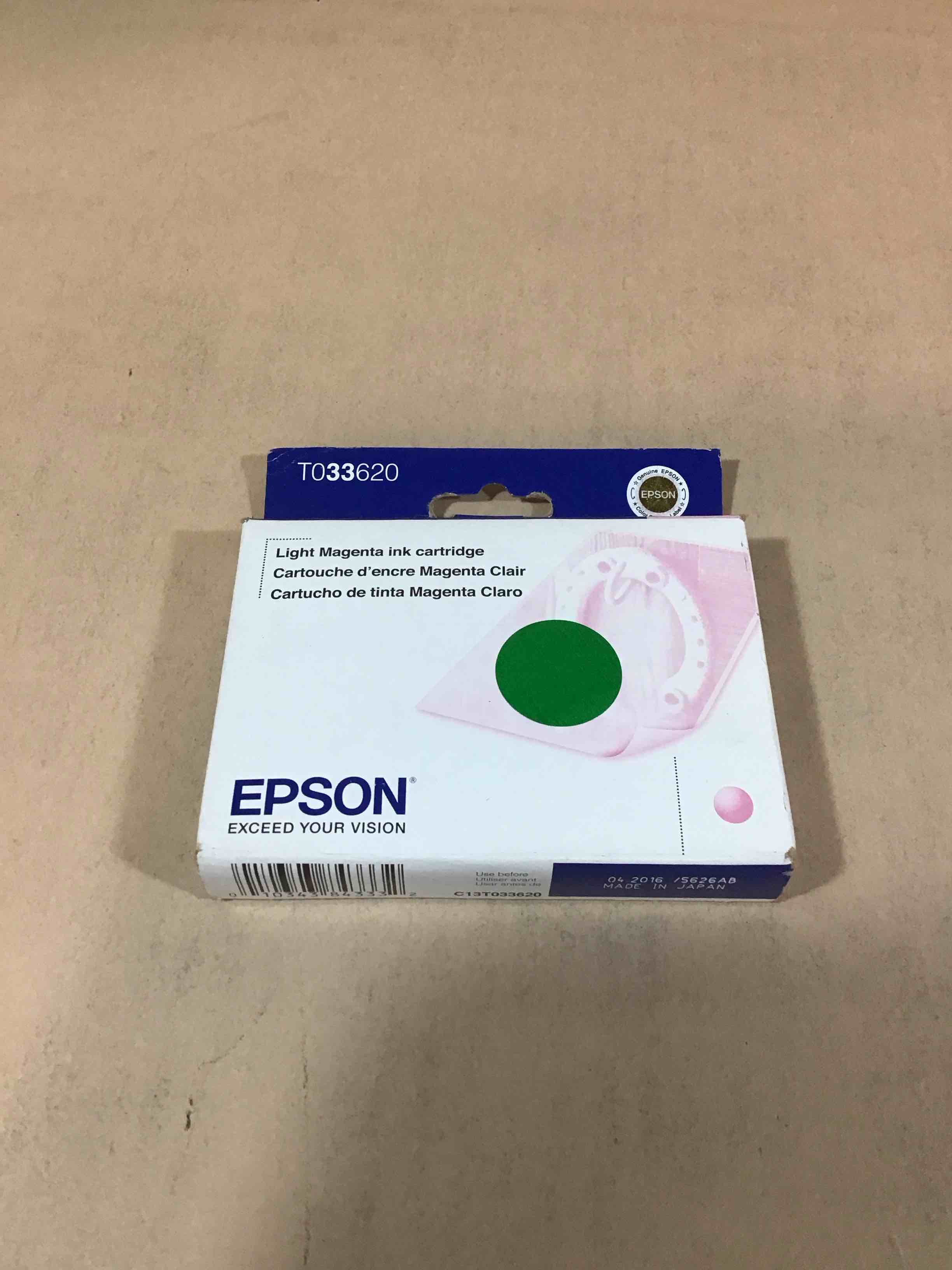 epson t033620 durabrite ink, 440 page-yield, light magenta