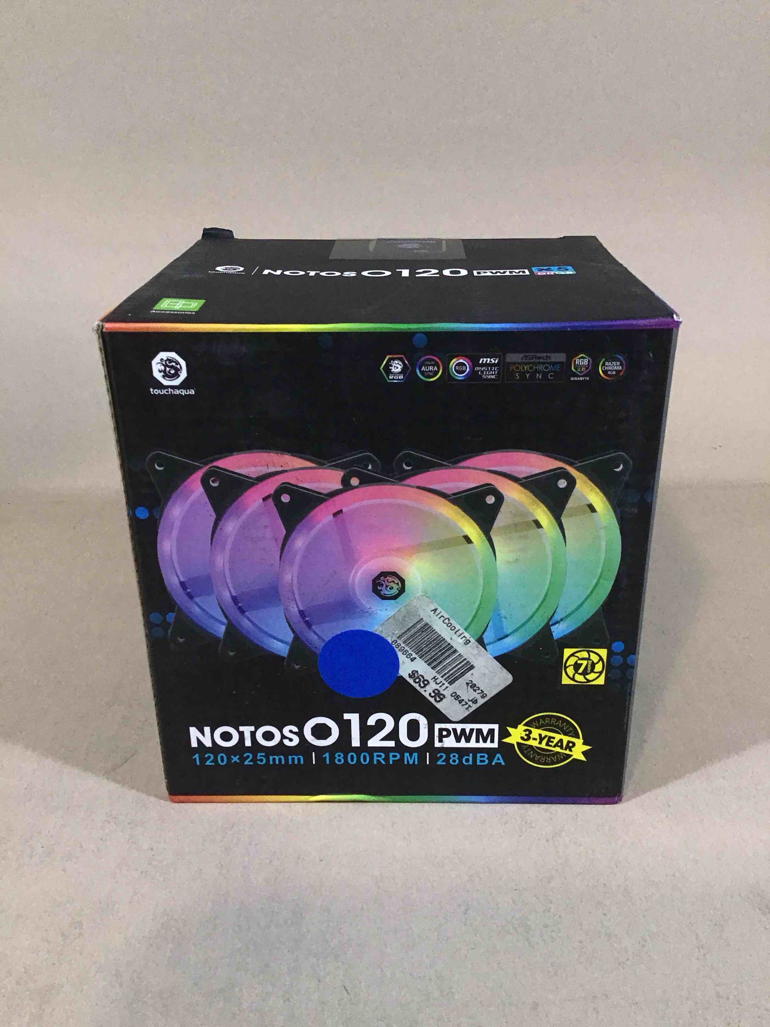 touchaqua notos 120 rgb fans