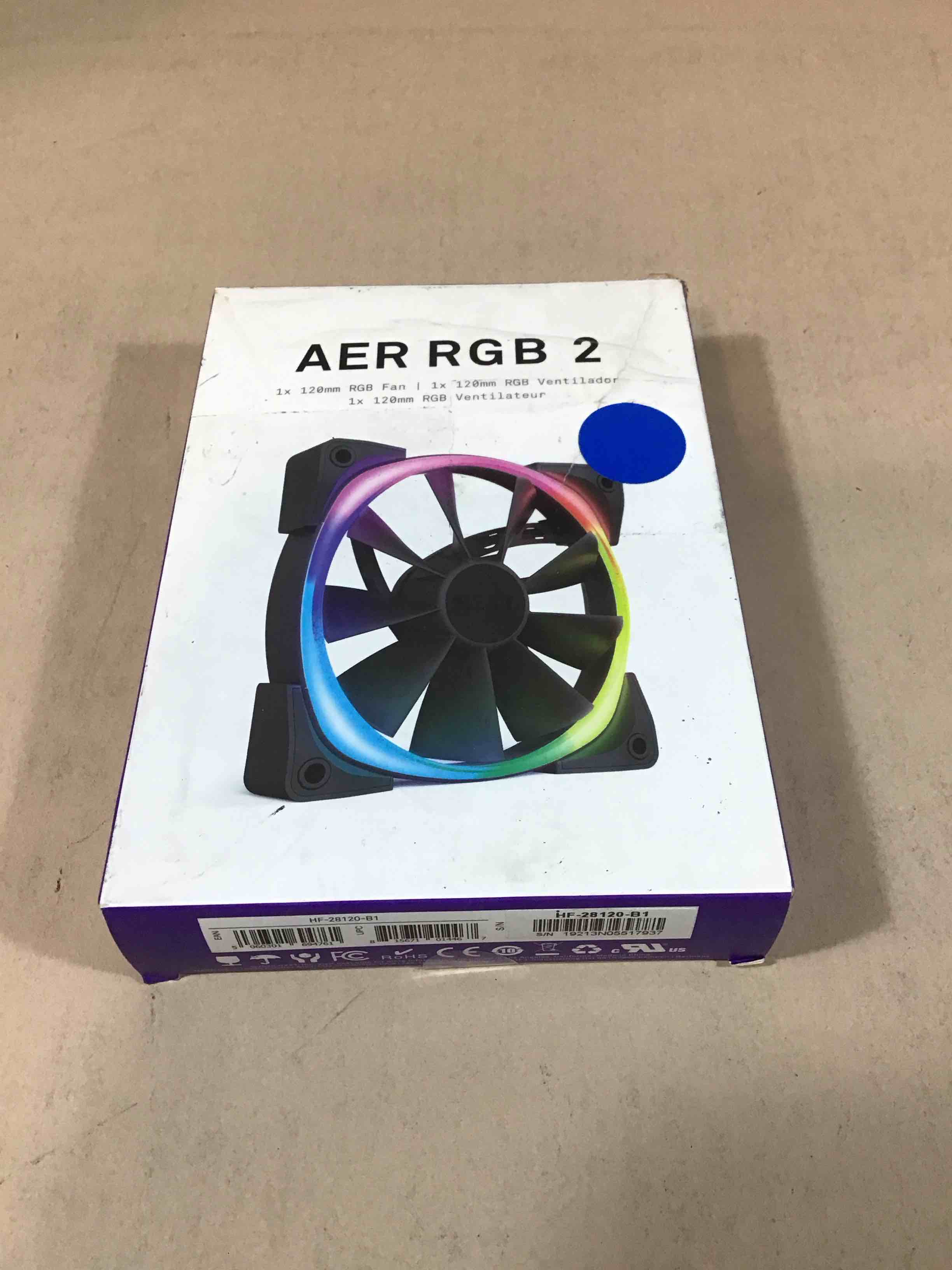 nzxt - aer 120mm rgb 2 cooling fan