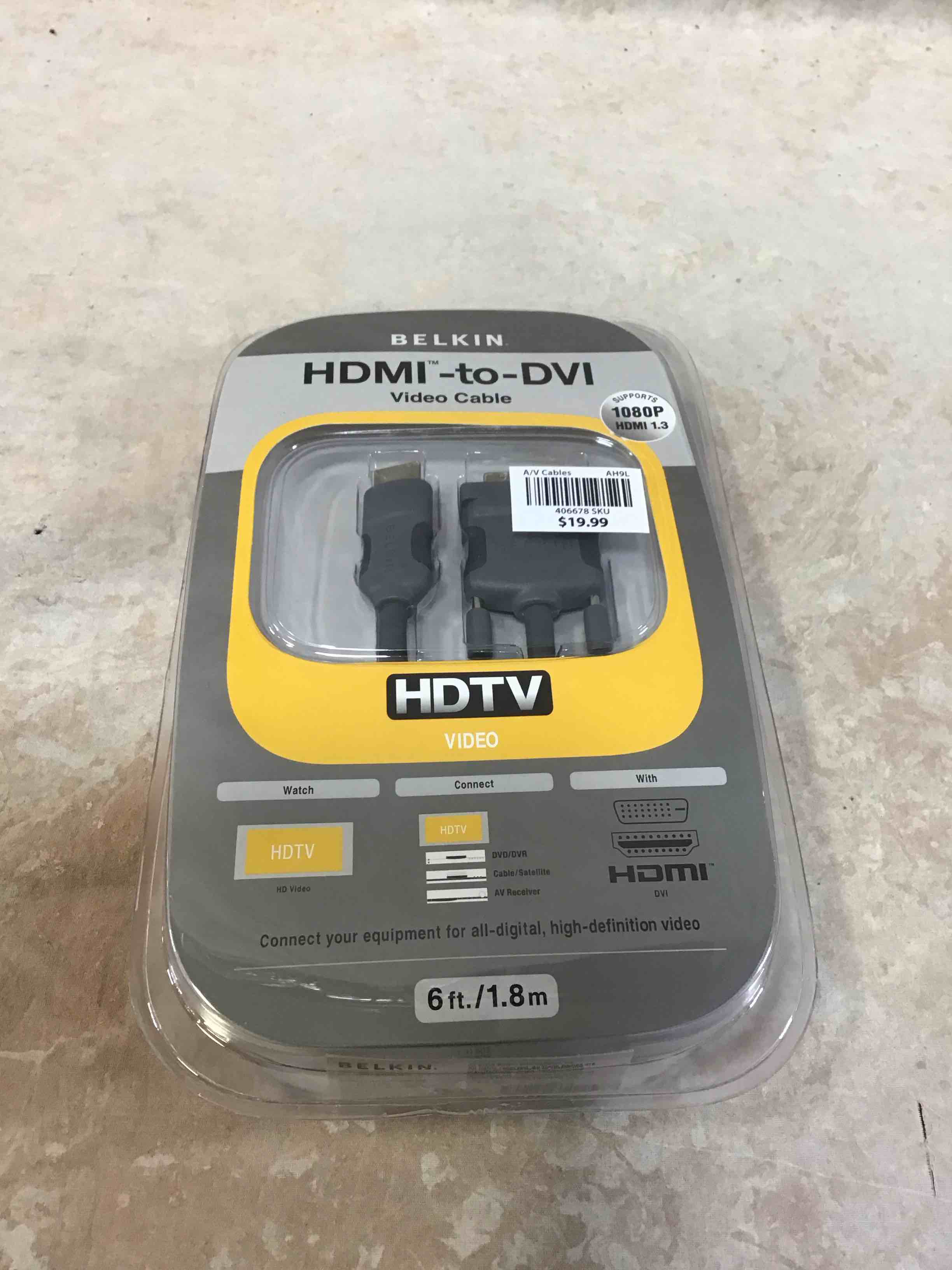 Belkin HDMi to DVI-D Cable