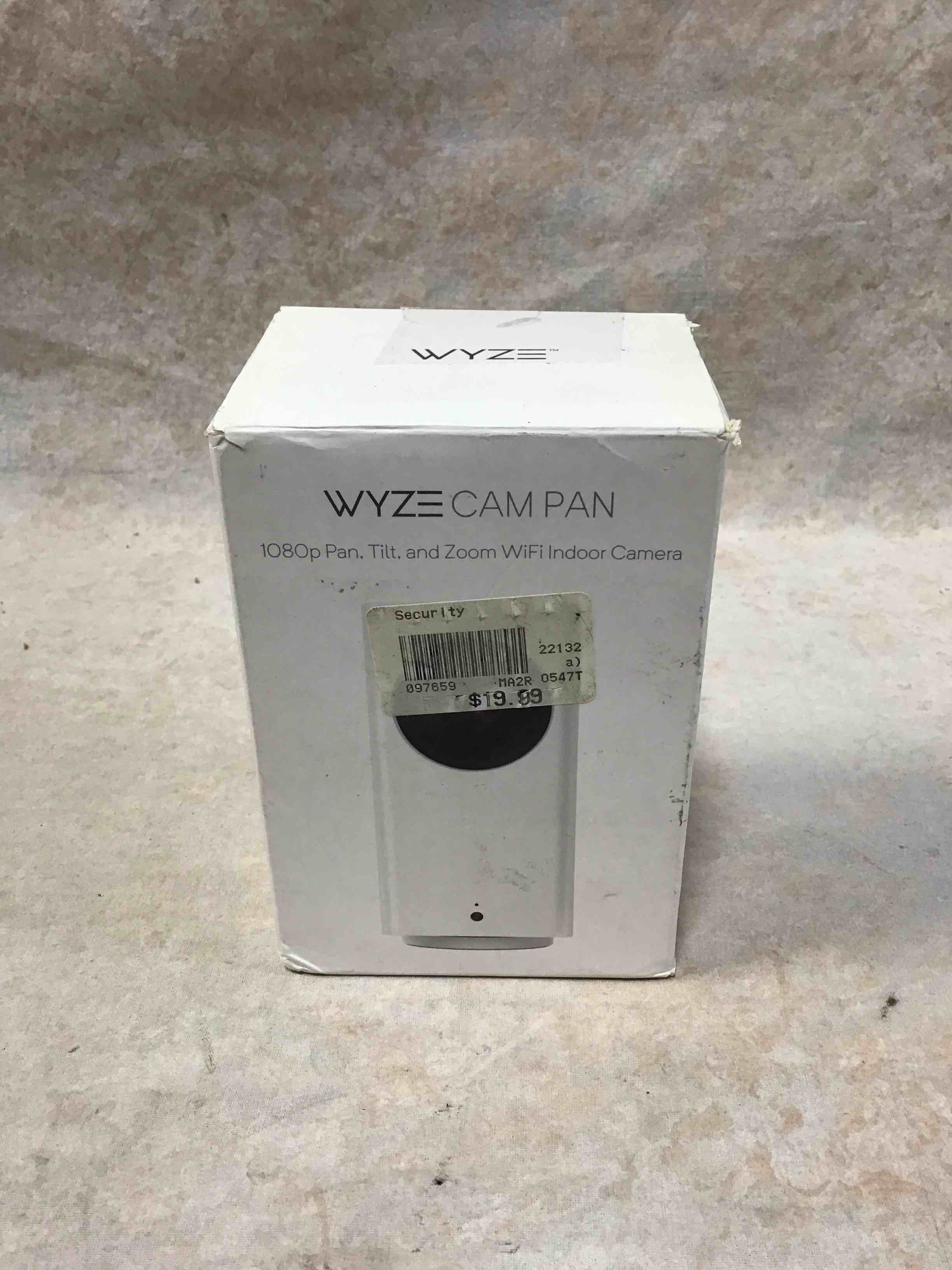 Wyze Cam Pan 1080p Pan/Tilt/Zoom WiFi Indoor Smart Home Security Camera with Night Vision  2-Way Audio