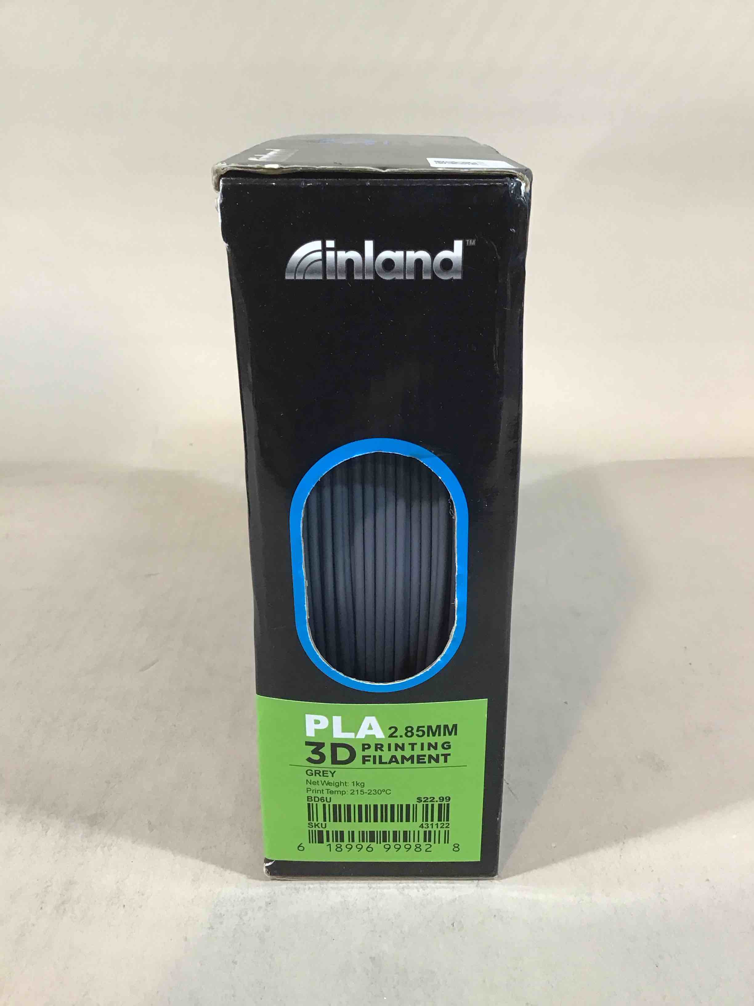 2.85mm Gray Pla 3d Printer Filament- 1kg (2.2 Lbs)