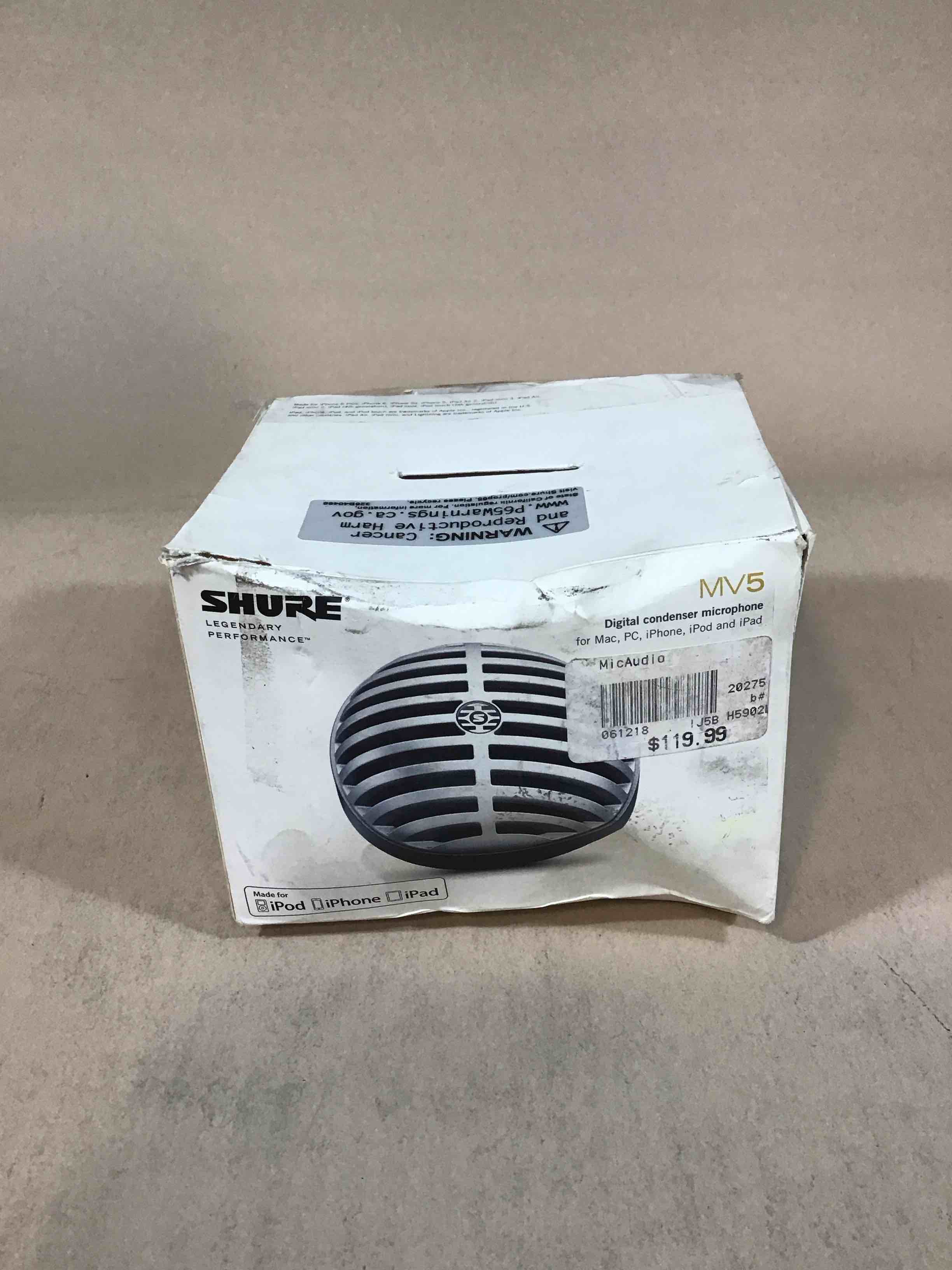 Shure - Motiv Digital Condenser Microphone