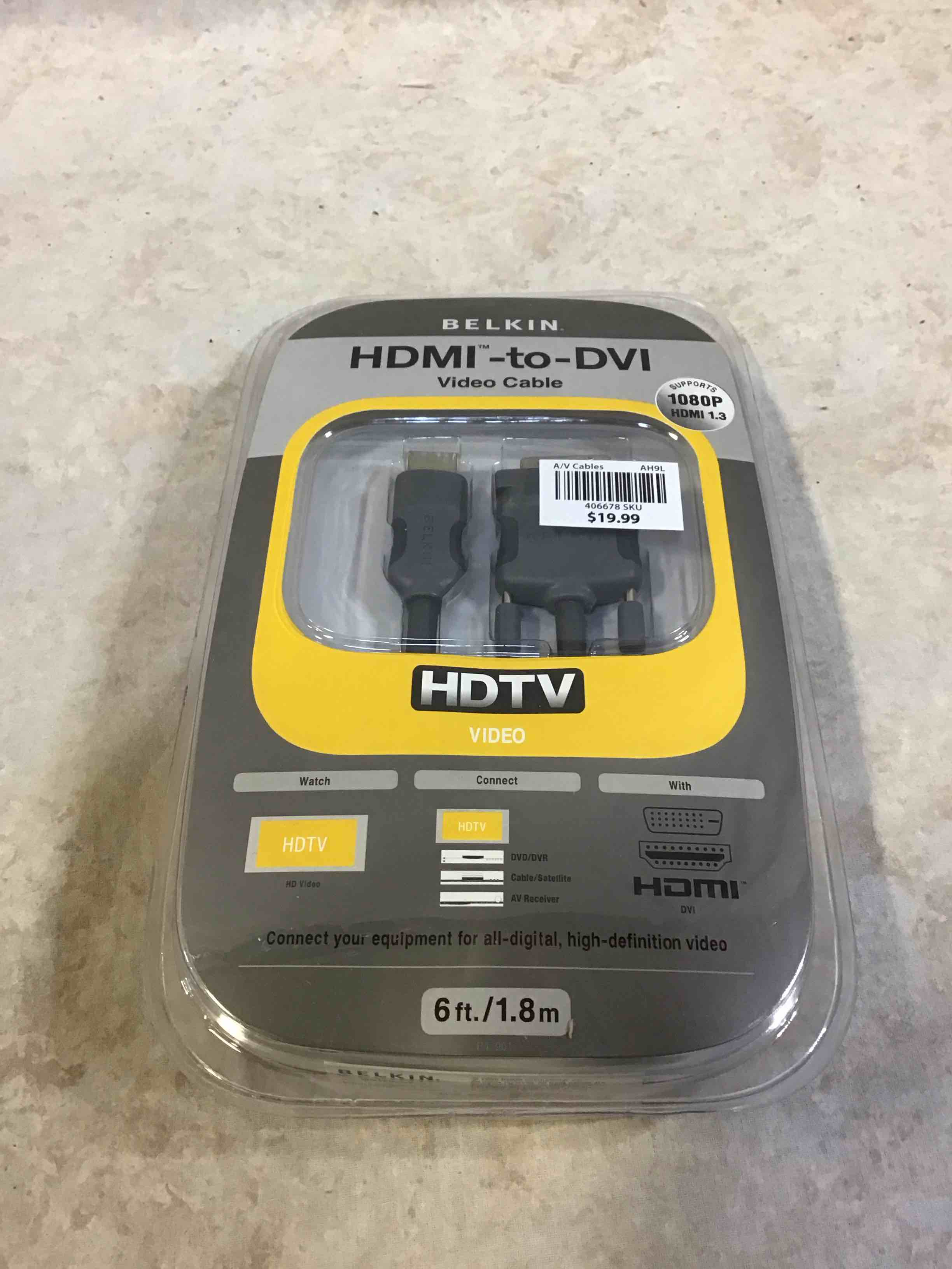 belkin hdmi to dvi-d cable