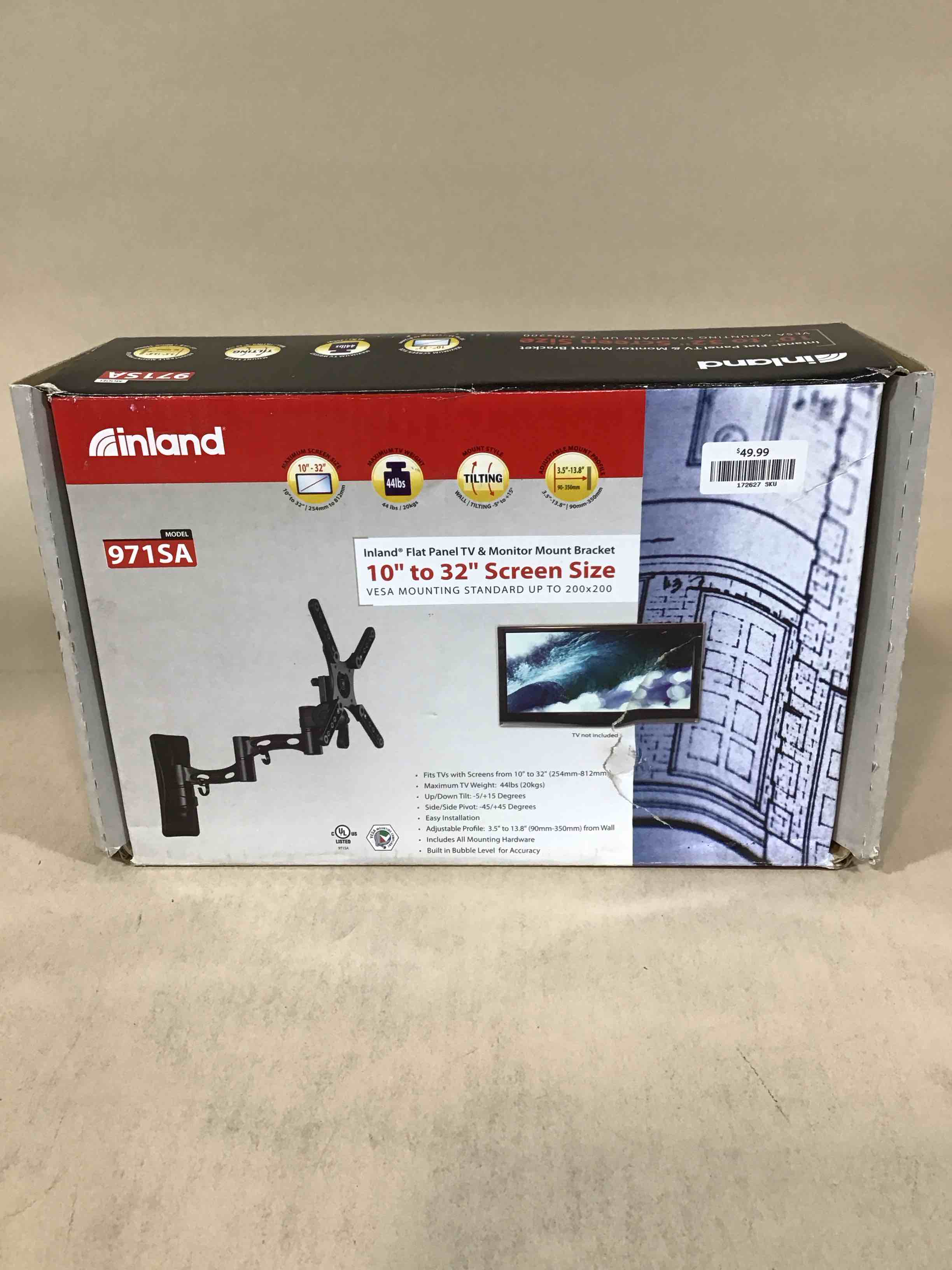 Condition photo showing Good Condition for inland 10”-32” tv mount