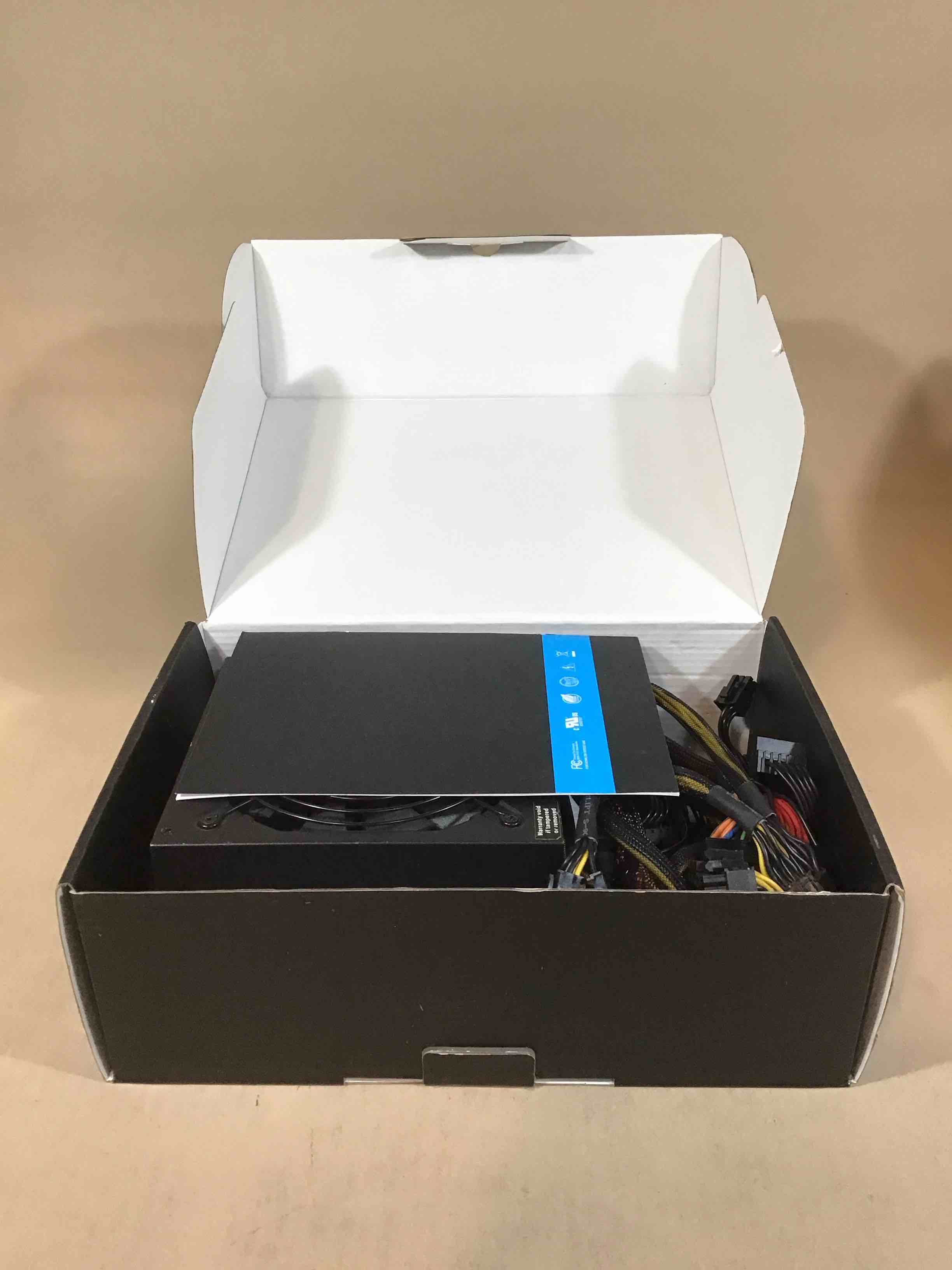 Condition photo showing Good Condition for powerspec 750w power supply semi modular 80 plus bronze certified atx psu active pfc sli crossfire ready gaming pc computer switching power supply, ps 750bsm (b08yyjhnmh)