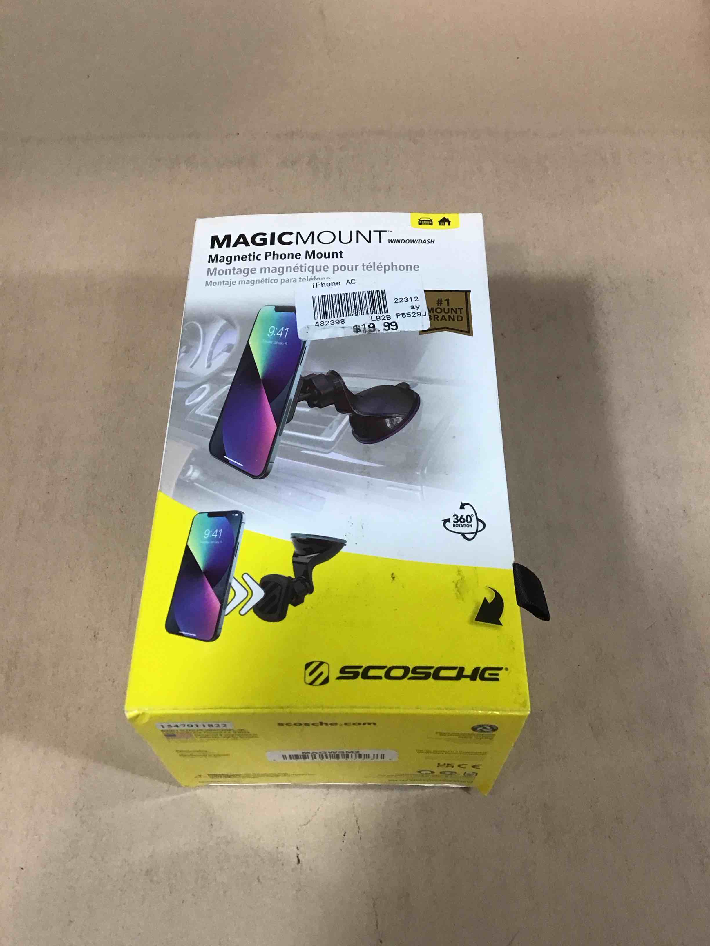 scosche magic mount window/dash mount magwsm2